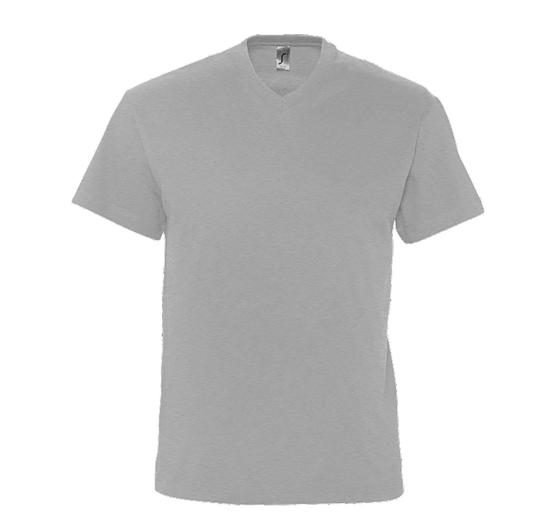 Ανδρικό T-Shirt Victory 11150 SOL'S V-Neck Grey Melange