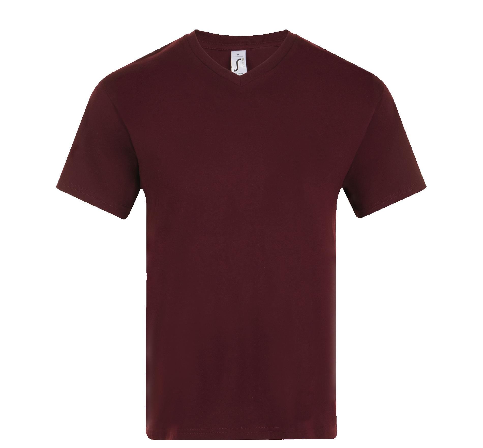 Ανδρικό T-Shirt Victory 11150 SOL'S V-Neck Oxblood