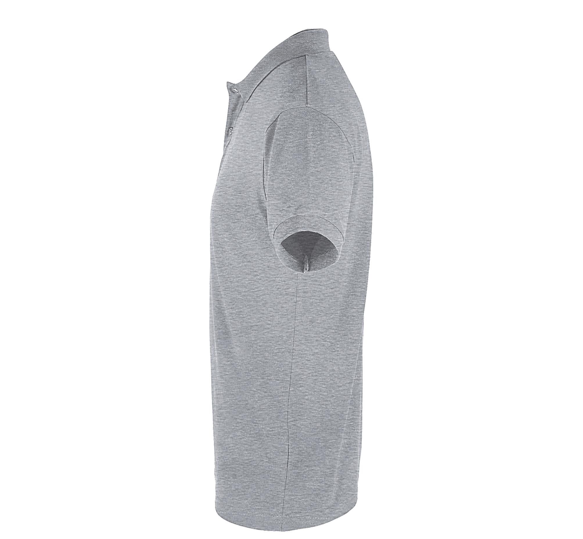 Ανδρικό Polo Πικέ 11346 Sol&Apos S Perfect Men Grey Melange ανδρικά Μπλούζες Simple Wear