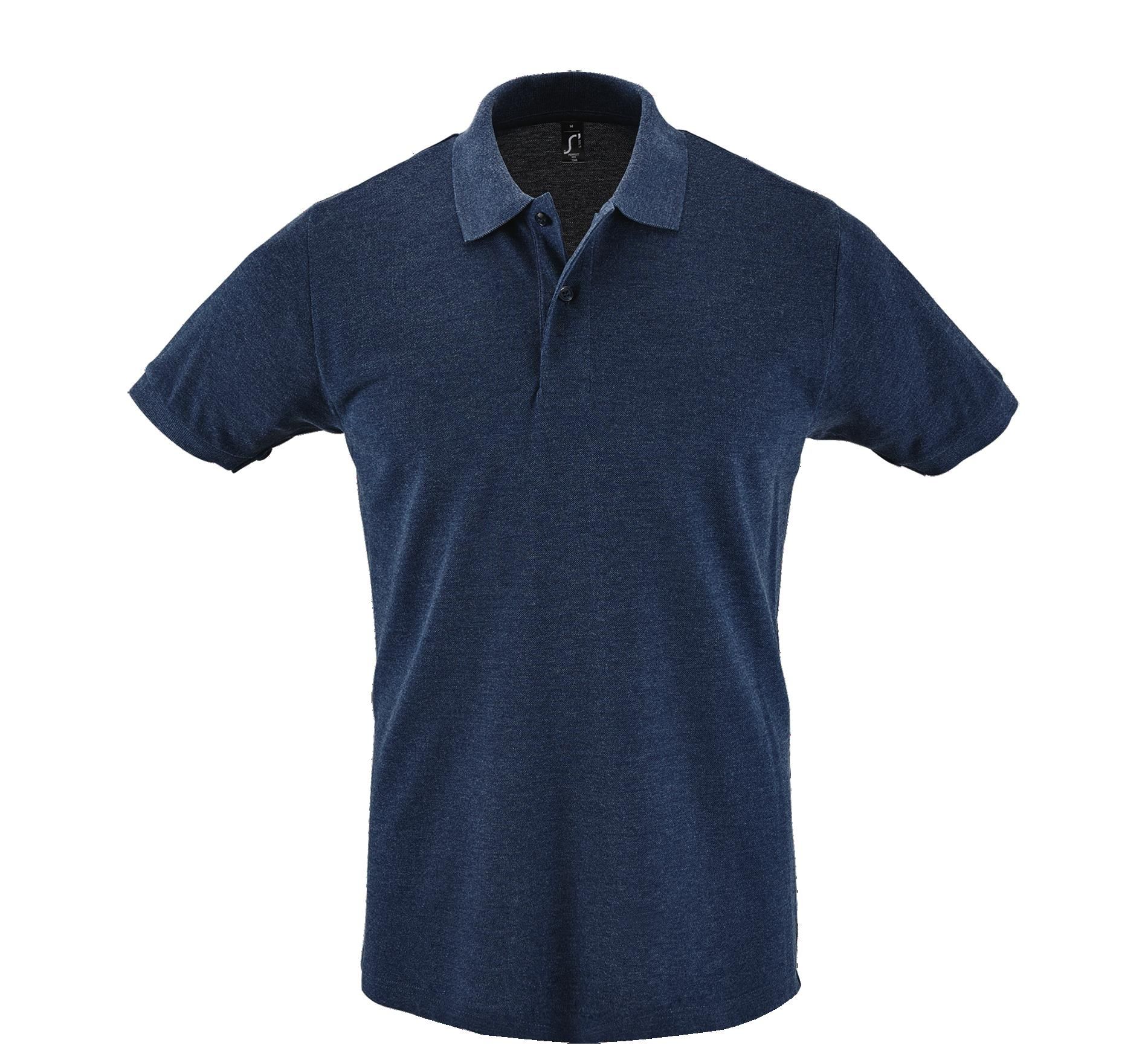 Ανδρικό Polo Πικέ 11346 SOL'S Perfect Men Heather Denim