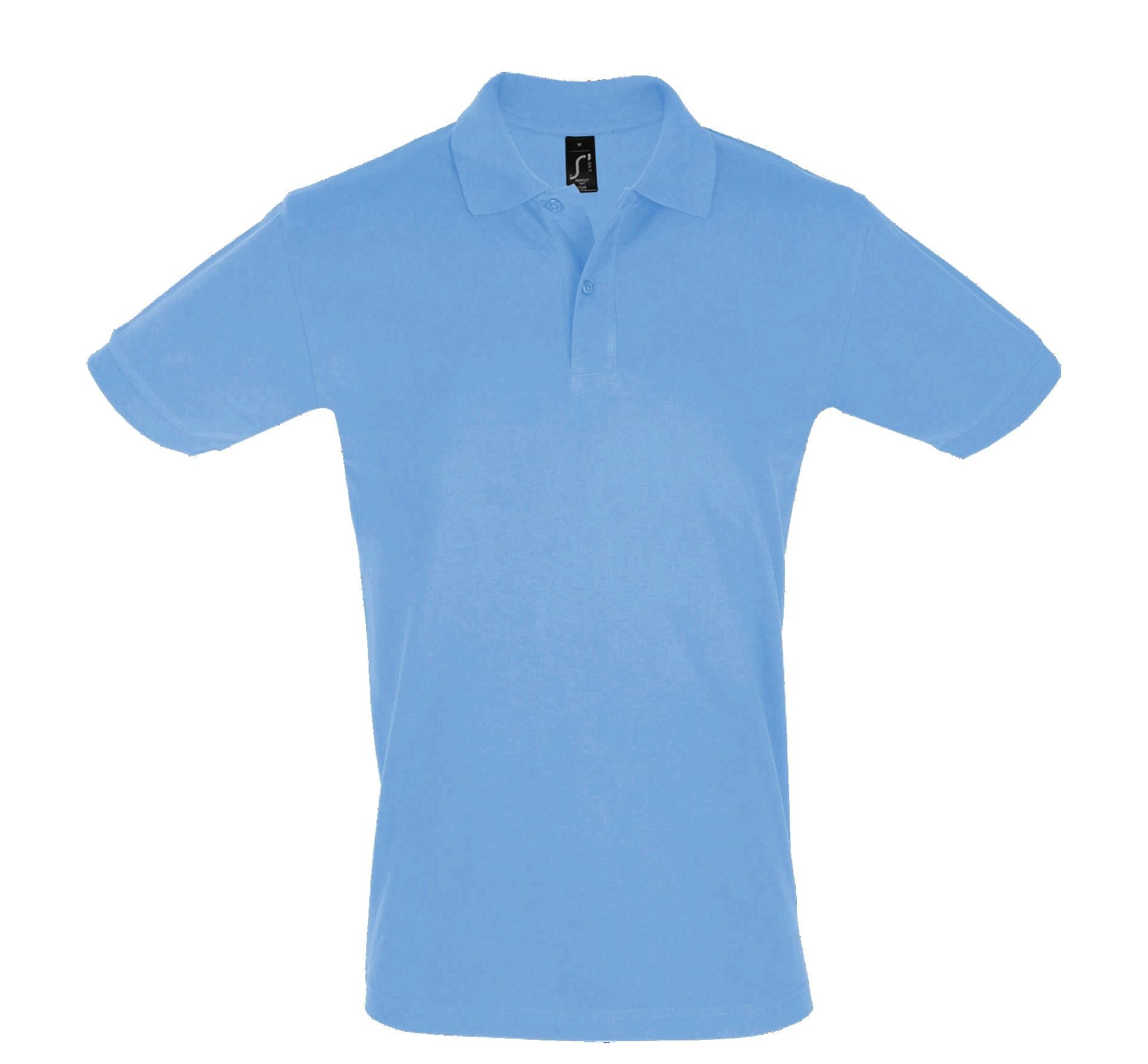 Ανδρικό Polo Πικέ 11346 SOL'S Perfect Men Sky Blue Pique