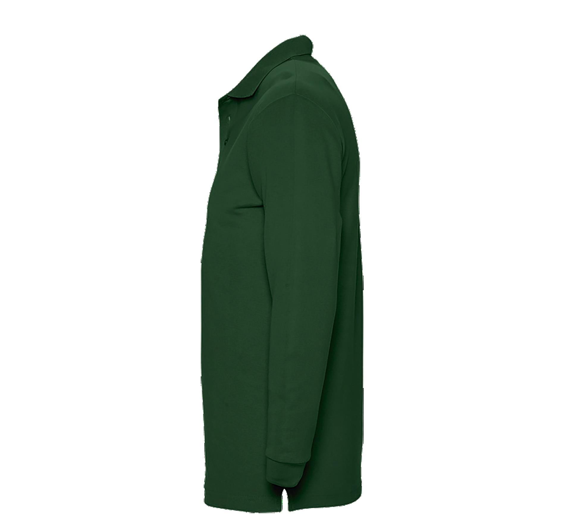Ανδρική Μπλούζα Polo 11353 Sol&Apos S Winter Ii Μακρυμάνικη Πικέ Golf Green ανδρικά Μπλούζες Simple Wear