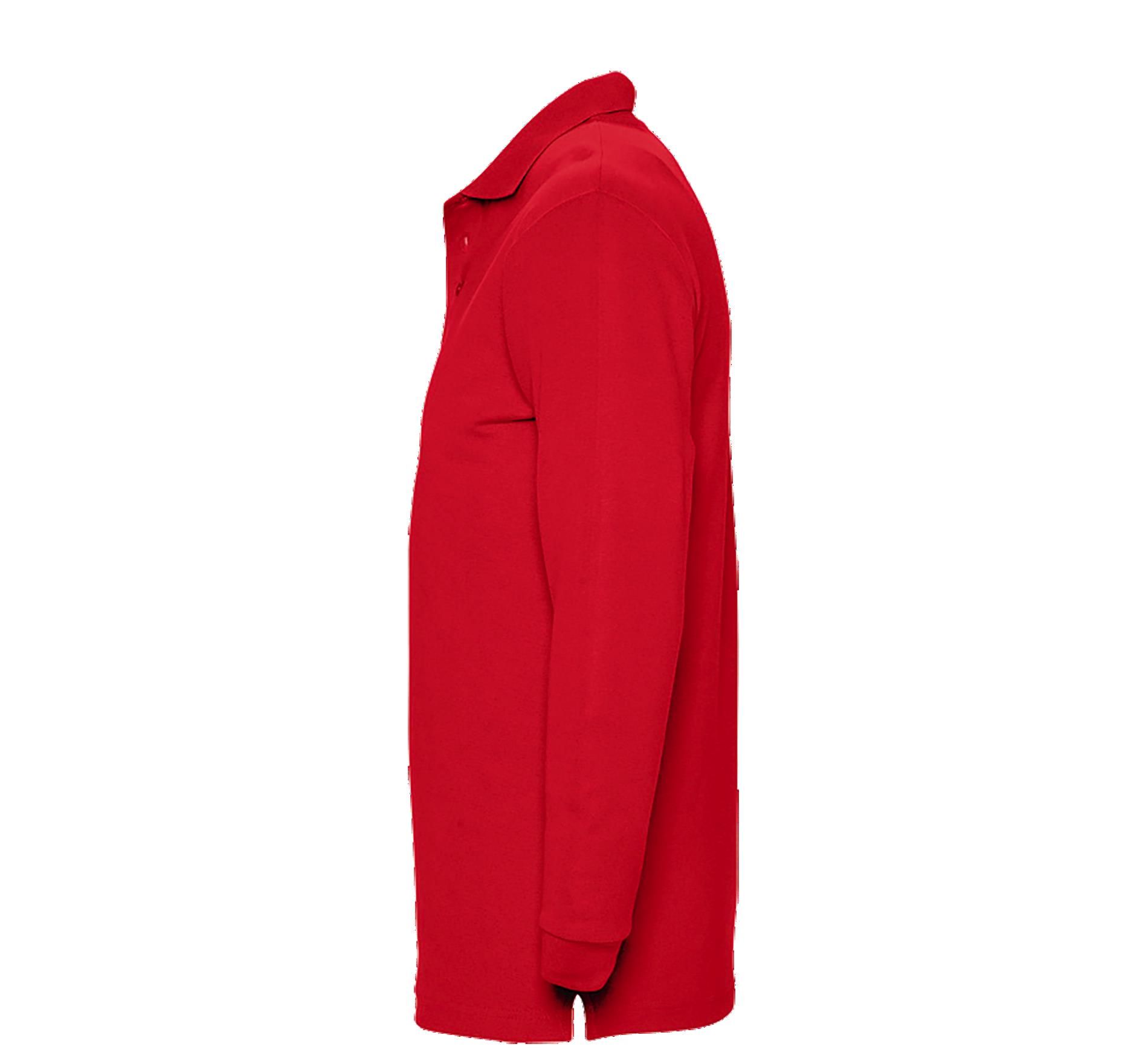 Ανδρική Μπλούζα Polo 11353 Sol&Apos S Winter Ii Μακρυμάνικη Πικέ Red ανδρικά Μπλούζες Simple Wear