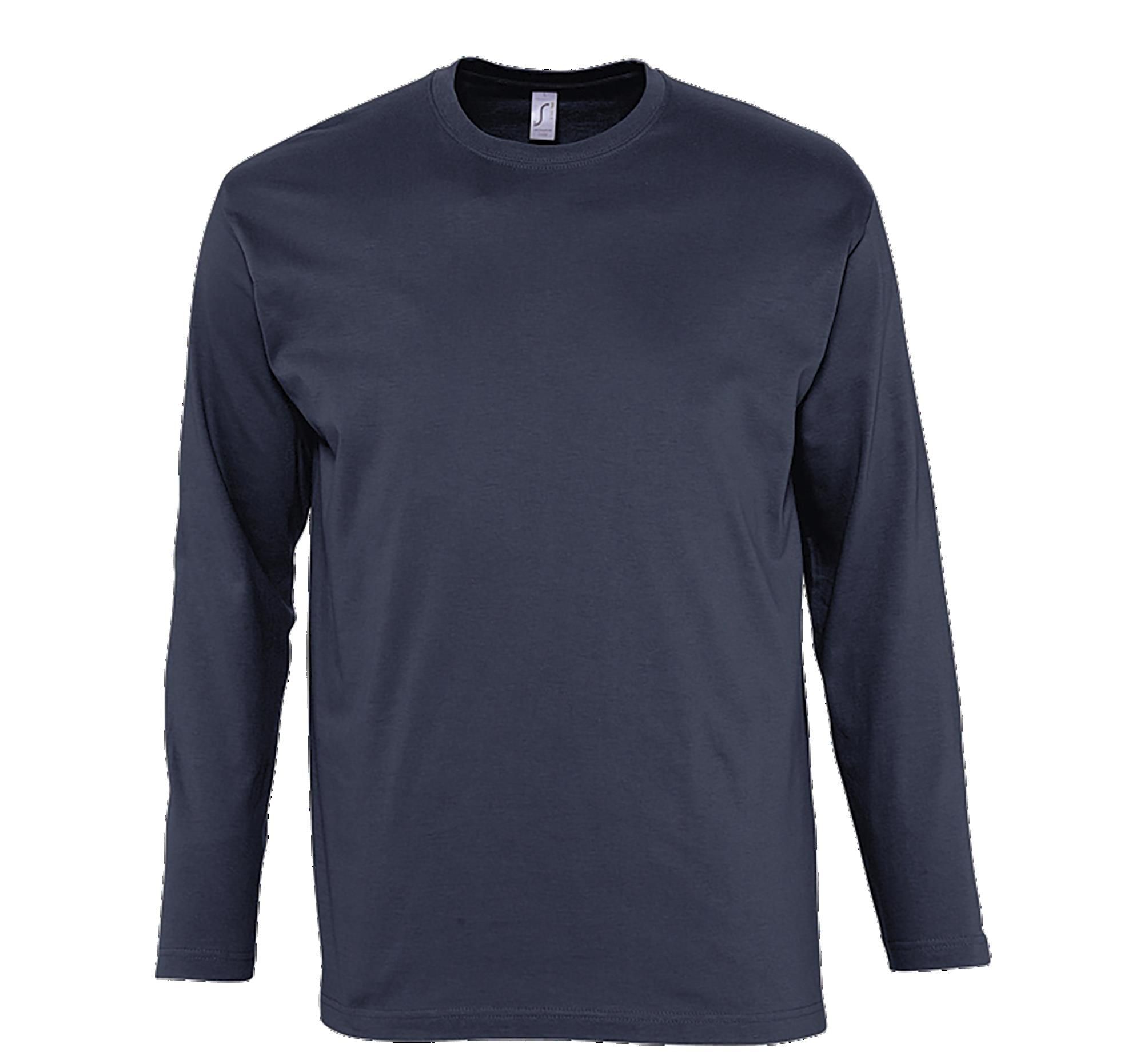 Μακρυμάνικο T-Shirt 11420 SOL'S Monarch Navy