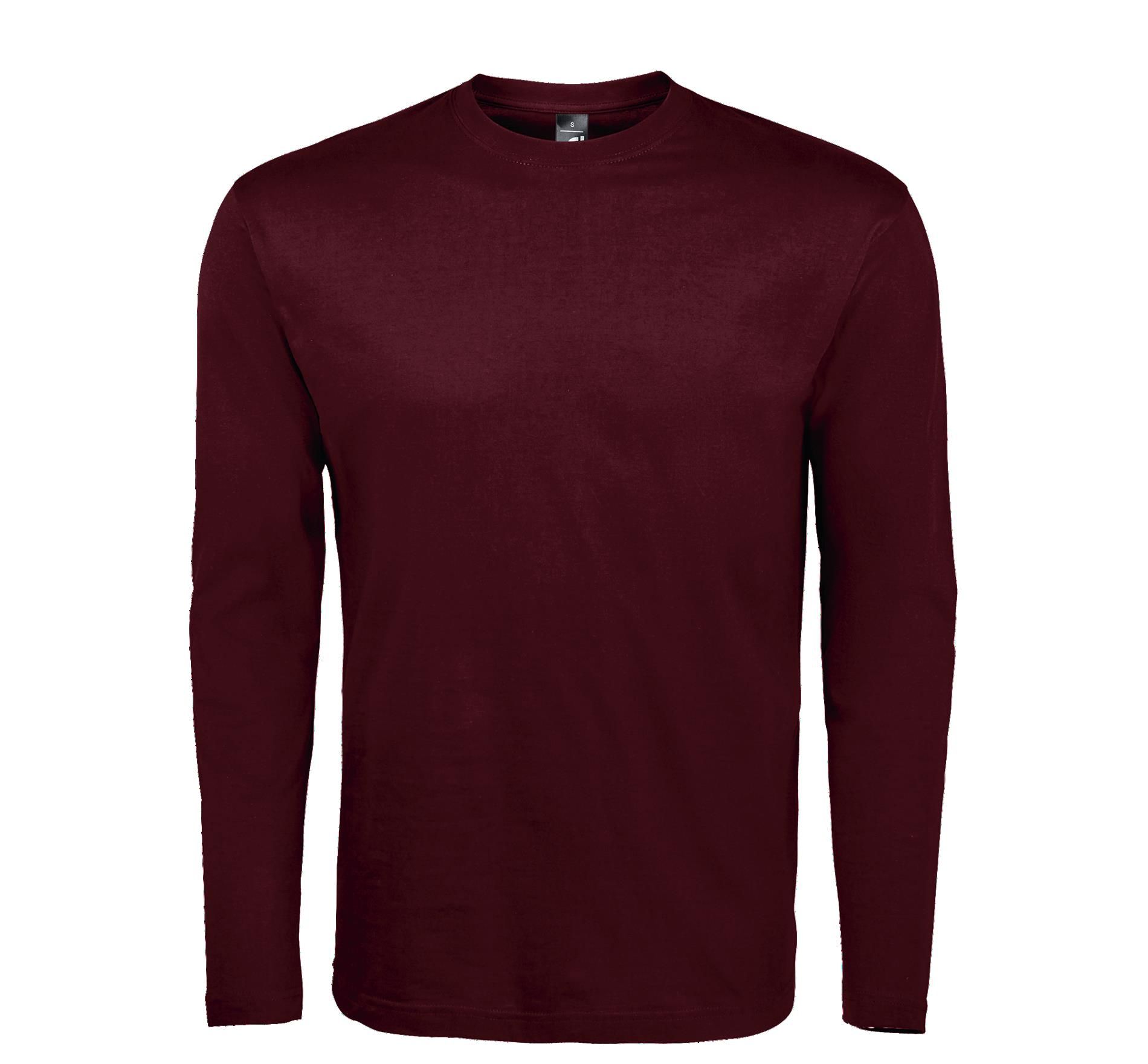 Μακρυμάνικο T-Shirt 11420 SOL'S Monarch Oxblood