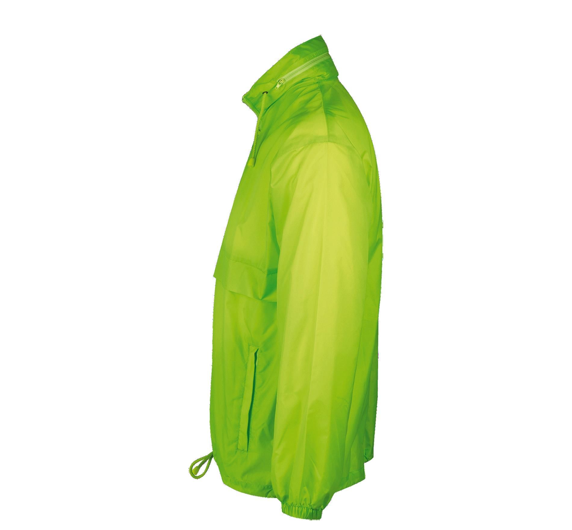 Unisex Αντιανεμικό Μπουφάν Surf 32000 Sol&Apos S Neon Lime ανδρικά Simple Wear