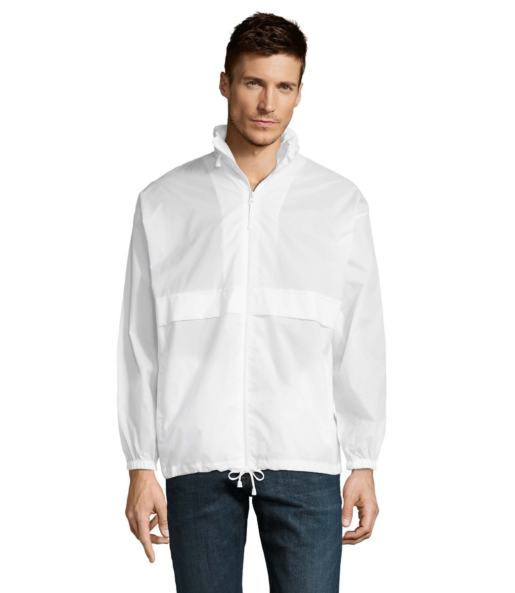 Unisex Αντιανεμικό Μπουφάν Surf 32000 SOL'S White