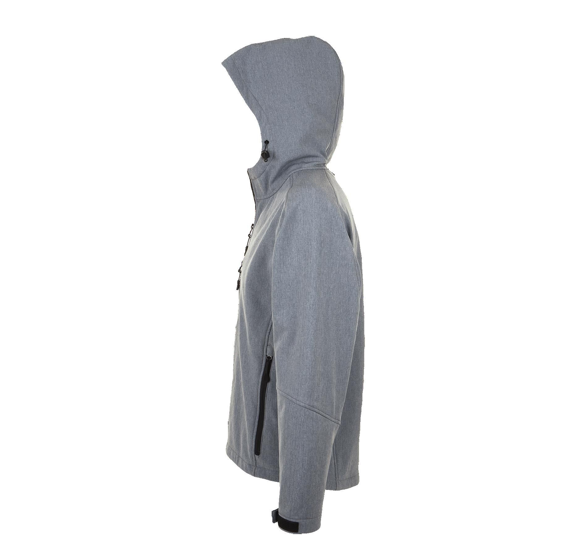 Ανδρικό Softshell Μπουφάν με Κουκούλα 46602 Sol&Apos S Replay Grey Melange ανδρικά Simple Wear