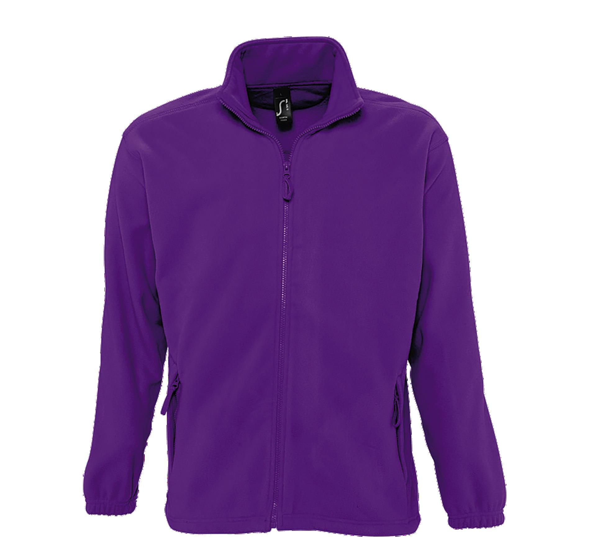 Ανδρική Ζακέτα Fleece 55000-712 Sols North Dark Purple ανδρικά Μπουφάν Simple Wear