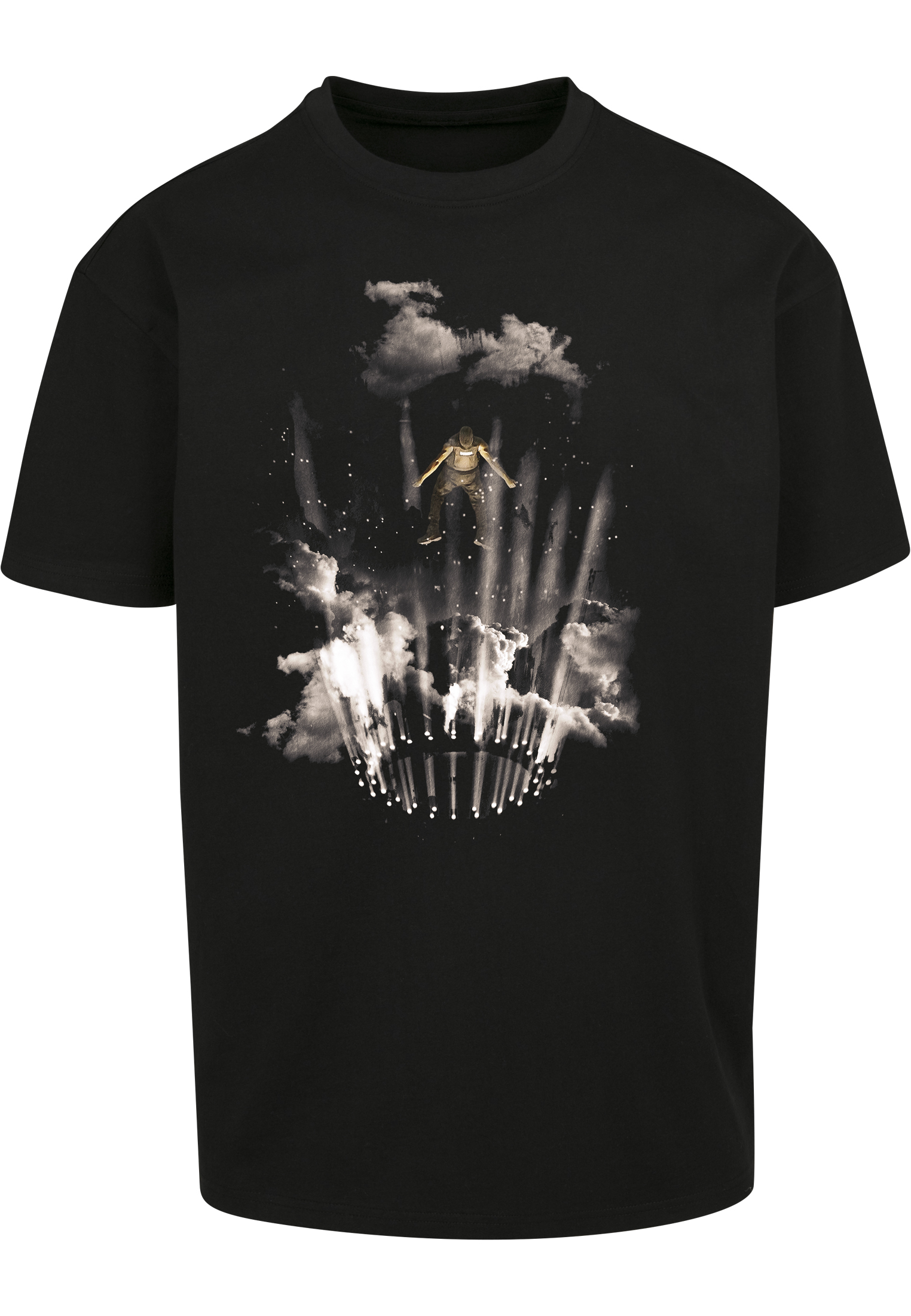 Flashing Lights Tee MT Upscale MT1936 Black