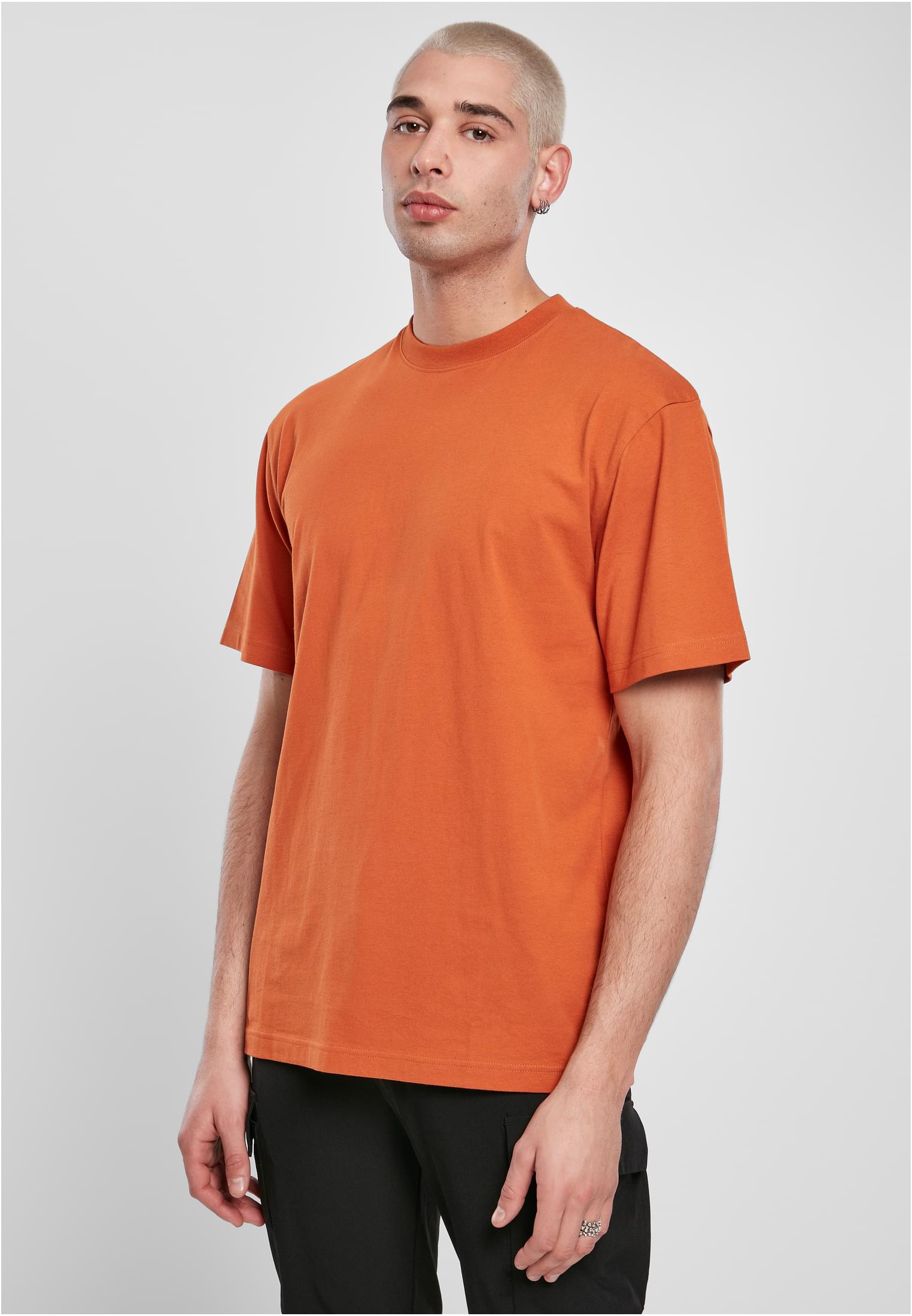 T-Shirt Tall Tee Tb006 Urban Classics Rustred ανδρικά Basic T-Shirts Simple Wear Μπλουζάκια κοντομάνικα