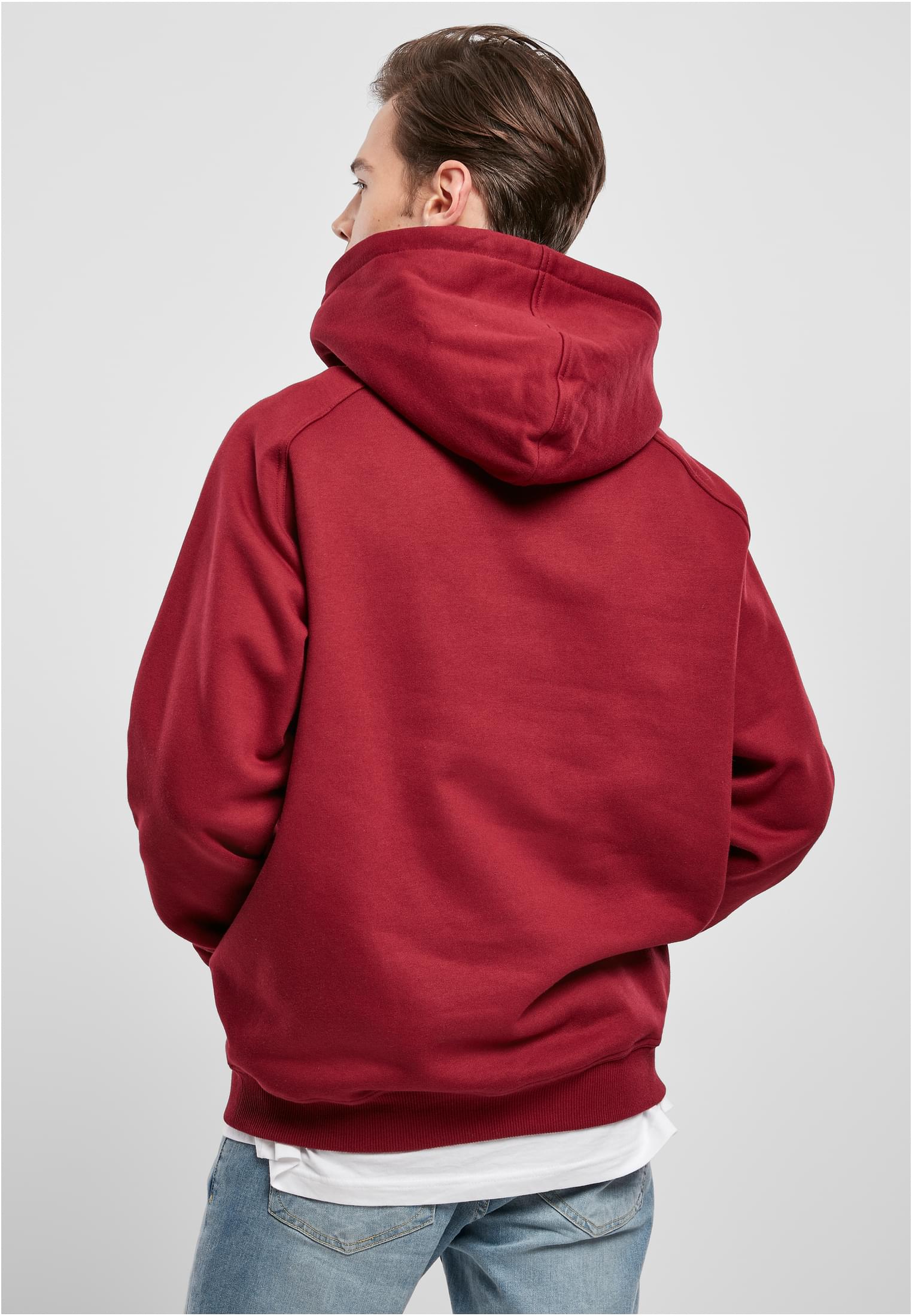 Blank Hoody Uc Men Tb014-00606 Burgundy ανδρικά Φούτερ Simple Wear