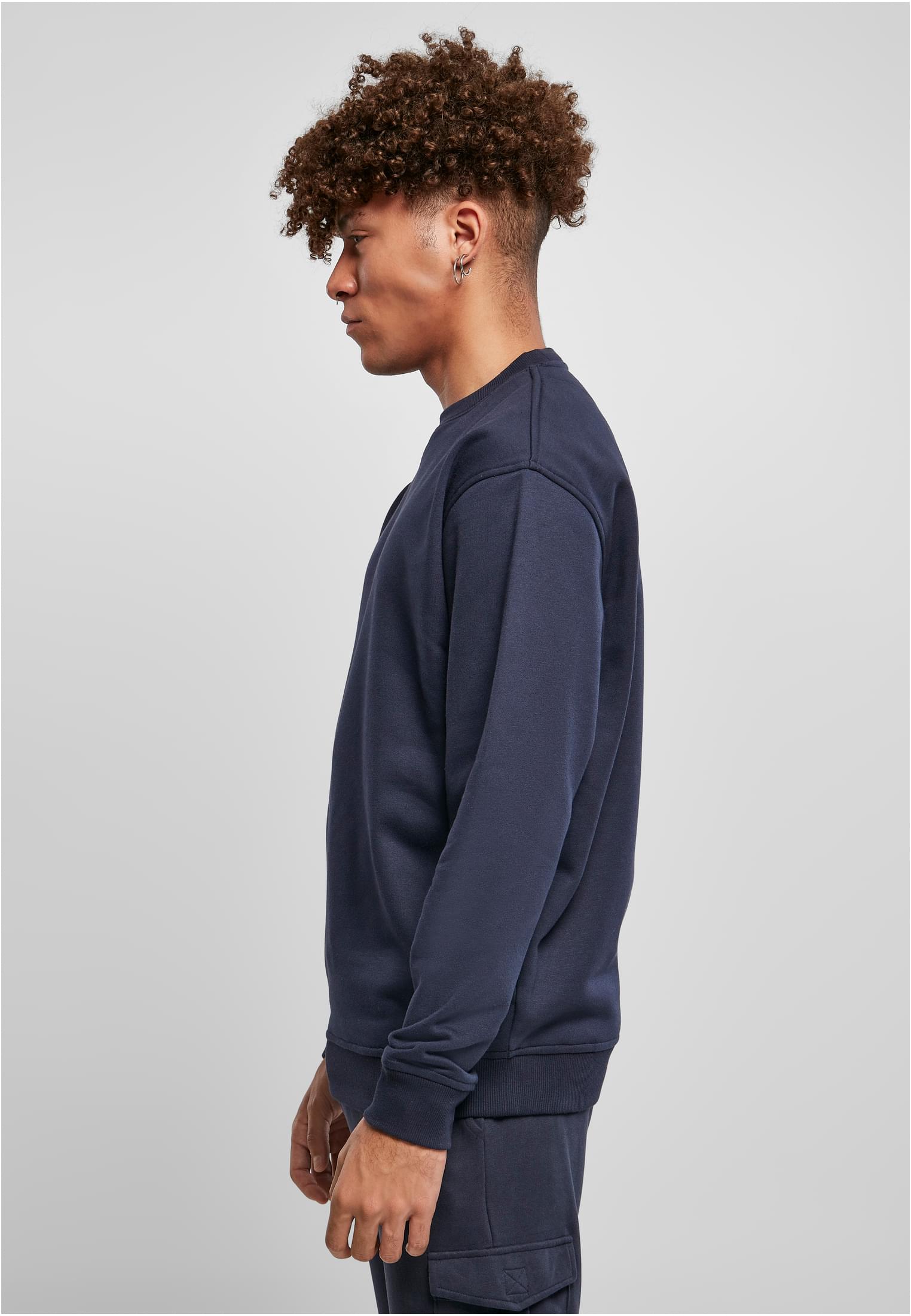 Crewneck Φούτερ Tb014E Urban Classics Midnight Navy ανδρικά Simple Wear