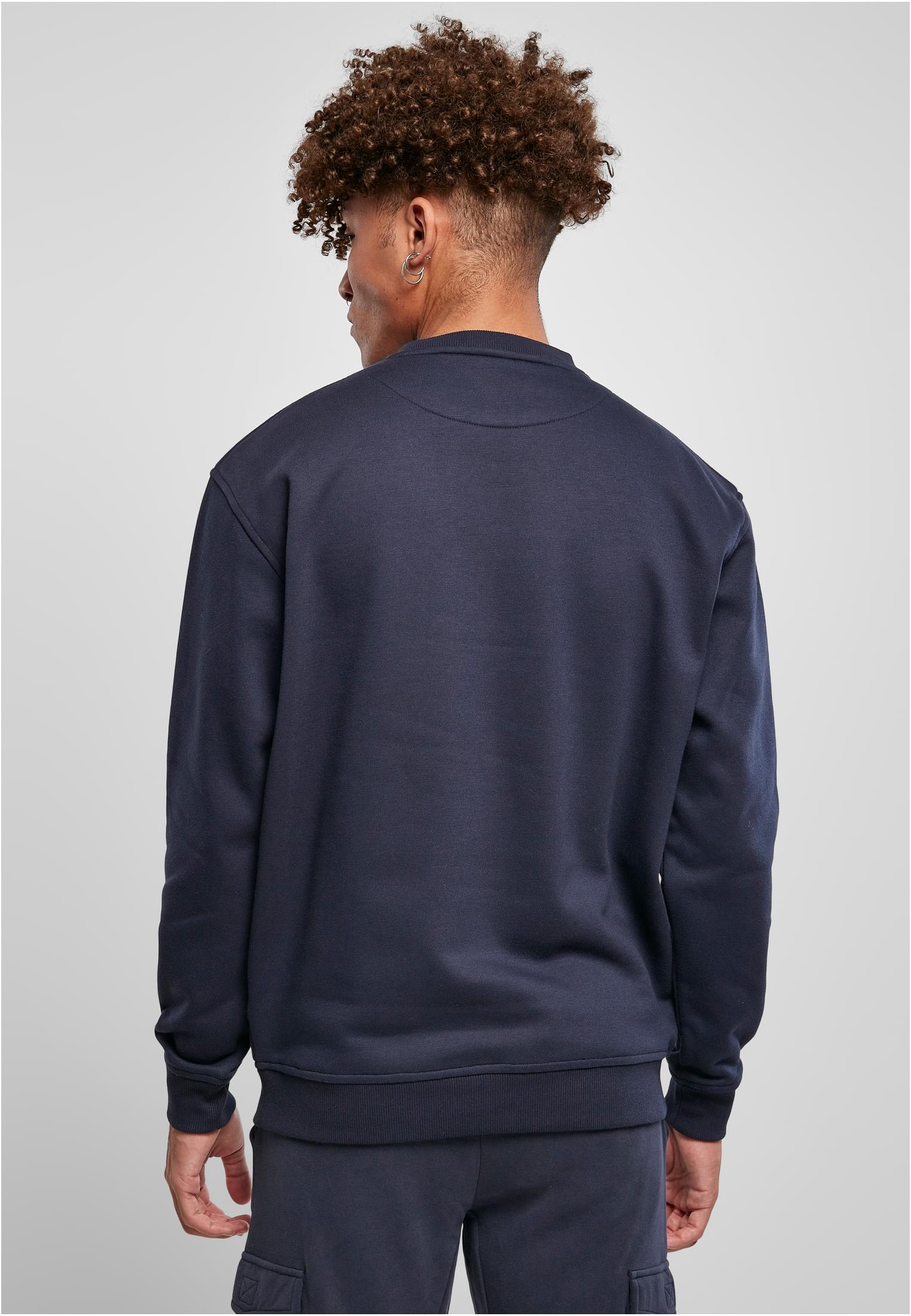 Crewneck Φούτερ Tb014E Urban Classics Midnight Navy ανδρικά Simple Wear
