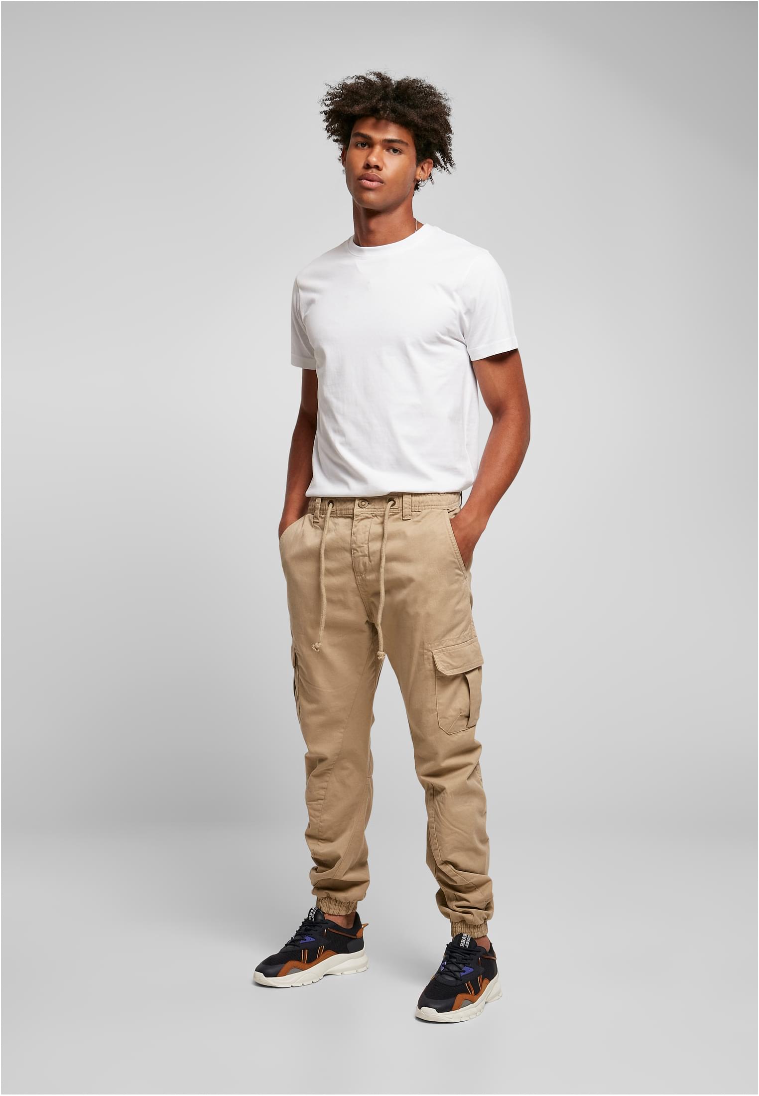 Παντελόνι Cargo Jogging Tb1268 Urban Classics Union Beige ανδρικά Παντελόνια Simple Wear