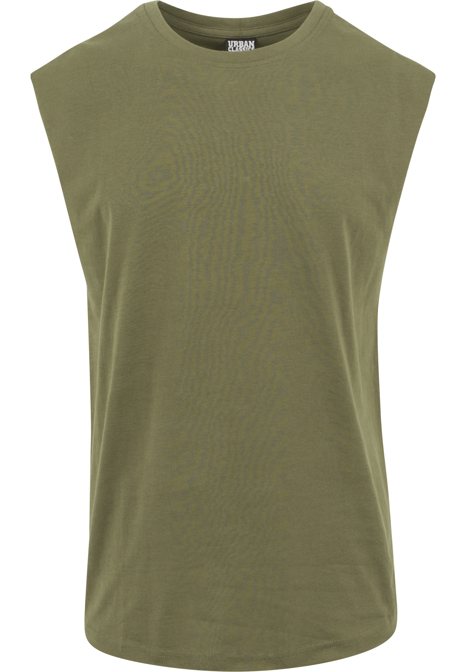 Αμάνικο T-Shirt Tb1562 Urban Classics Olive ανδρικά Basic T-Shirts Simple Wear Μπλουζάκια κοντομάνικα