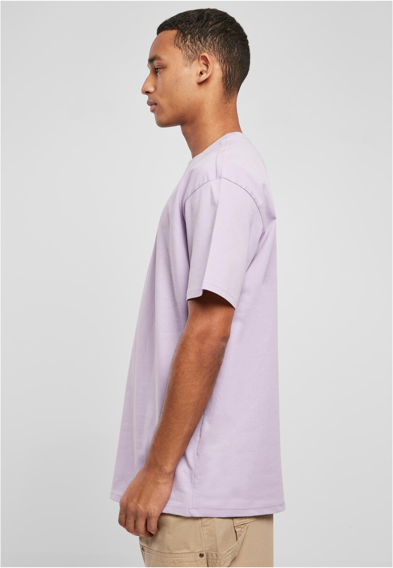 Oversized T-Shirt Tb1778 Urban Classics Heavy Cotton Lilac ανδρικά Basic T-Shirts Simple Wear Μπλουζάκια κοντομάνικα