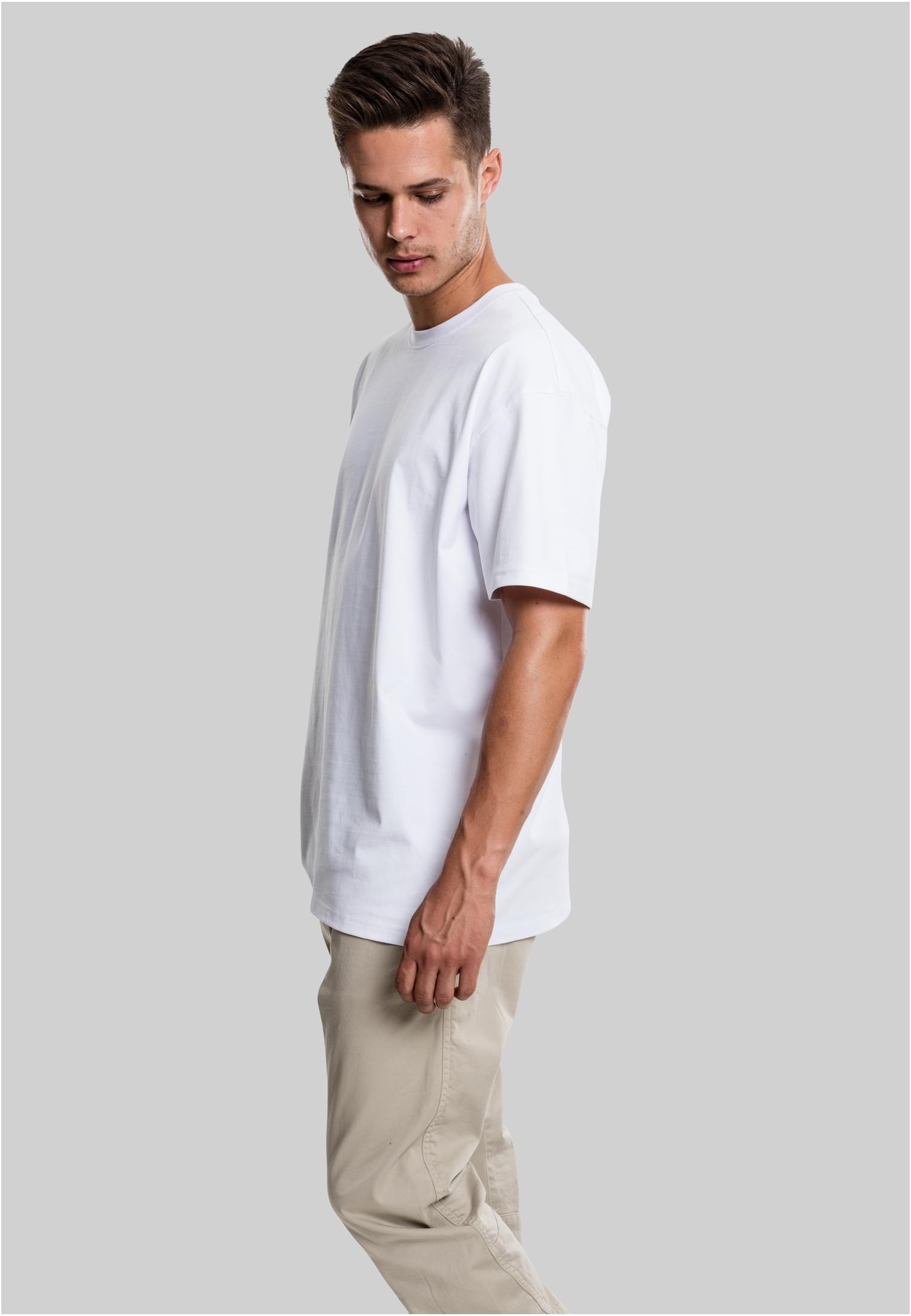 Oversized T-Shirt Tb1778 Urban Classics Heavy Cotton White ανδρικά Basic T-Shirts Simple Wear Μπλουζάκια κοντομάνικα