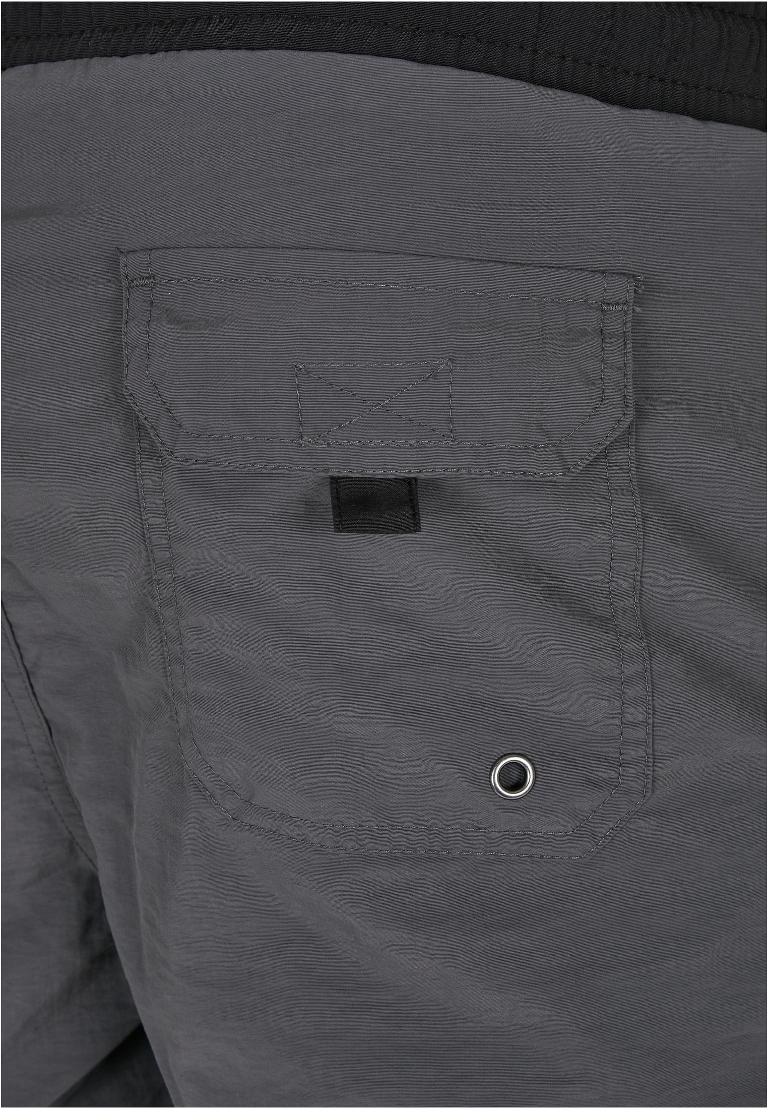 Ανδρικό Μαγιό Tb2050 Urban Classics Retro Swimshorts Black Dark Shadow ανδρικά Simple Wear