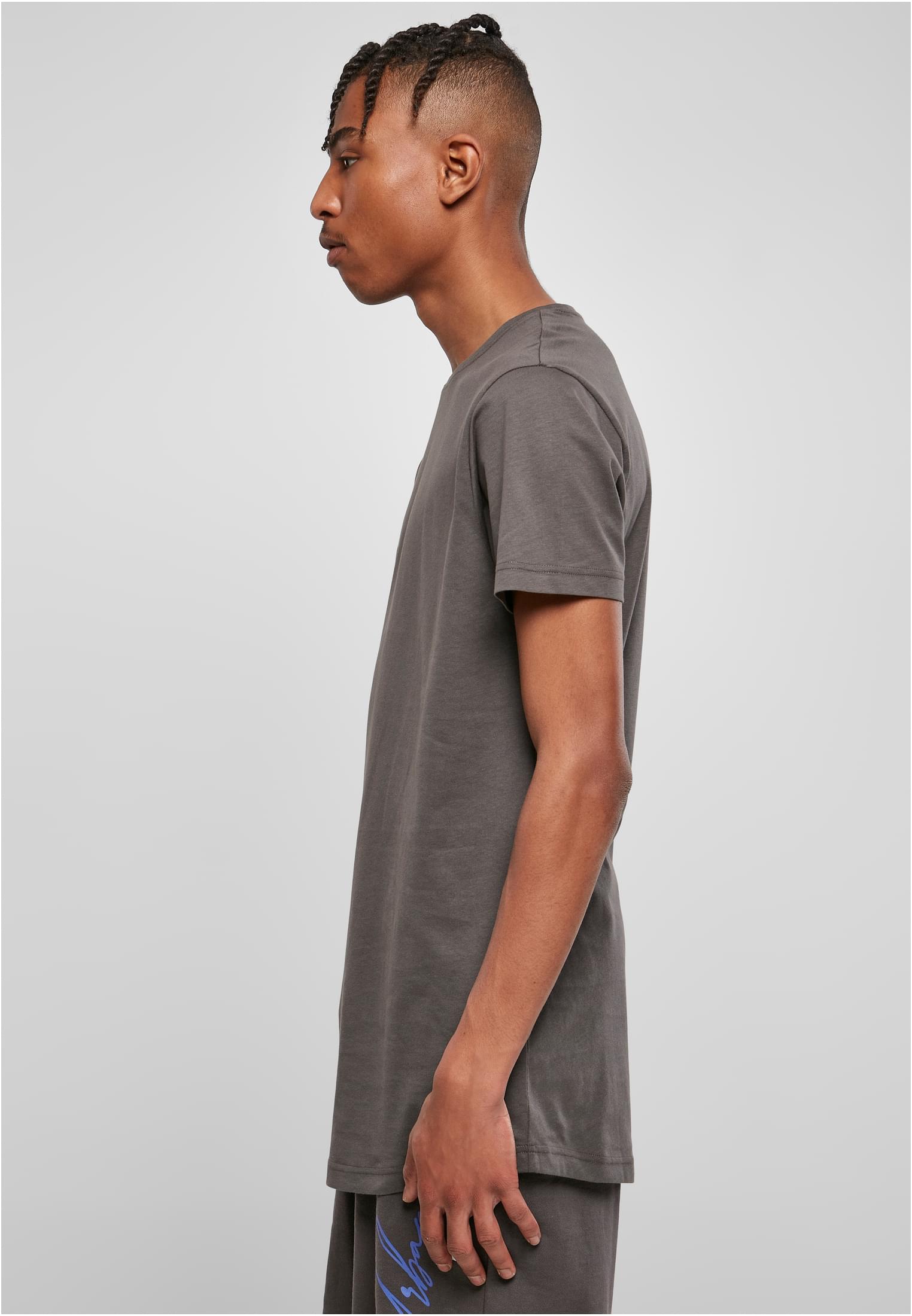 Long Tee T-Shirt Shaped Urban Classics Tb638 Dark Shadow ανδρικά Basic T-Shirts Simple Wear Μπλουζάκια κοντομάνικα