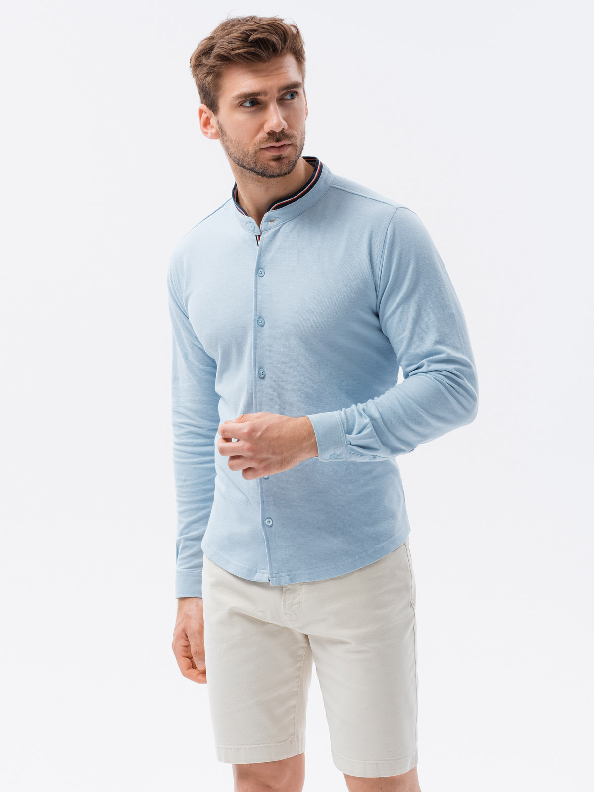 Πουκάμισο Ombre Clothing K542 blue
