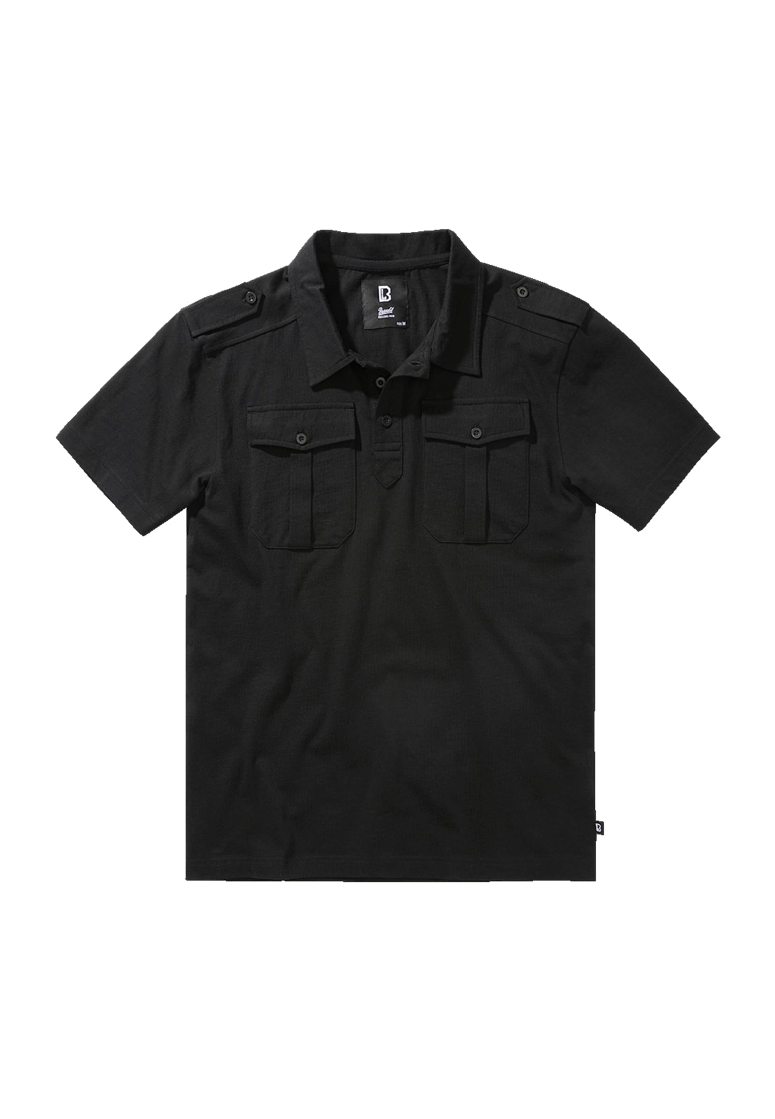 Πουκάμισο Jersey Jon Poloshirt BD4202 Brandit Black