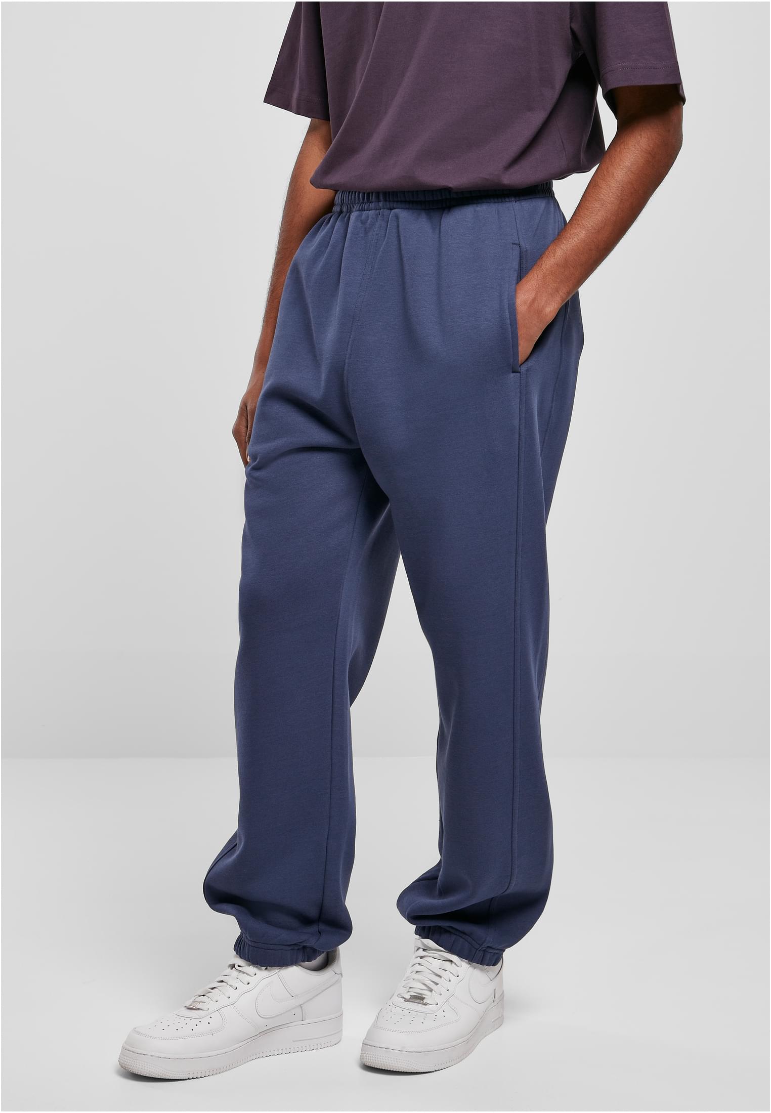 Παντελόνι Φόρμας TB014B-00800 Urban Classics Men's Heavy Fleece Pants Darkblue