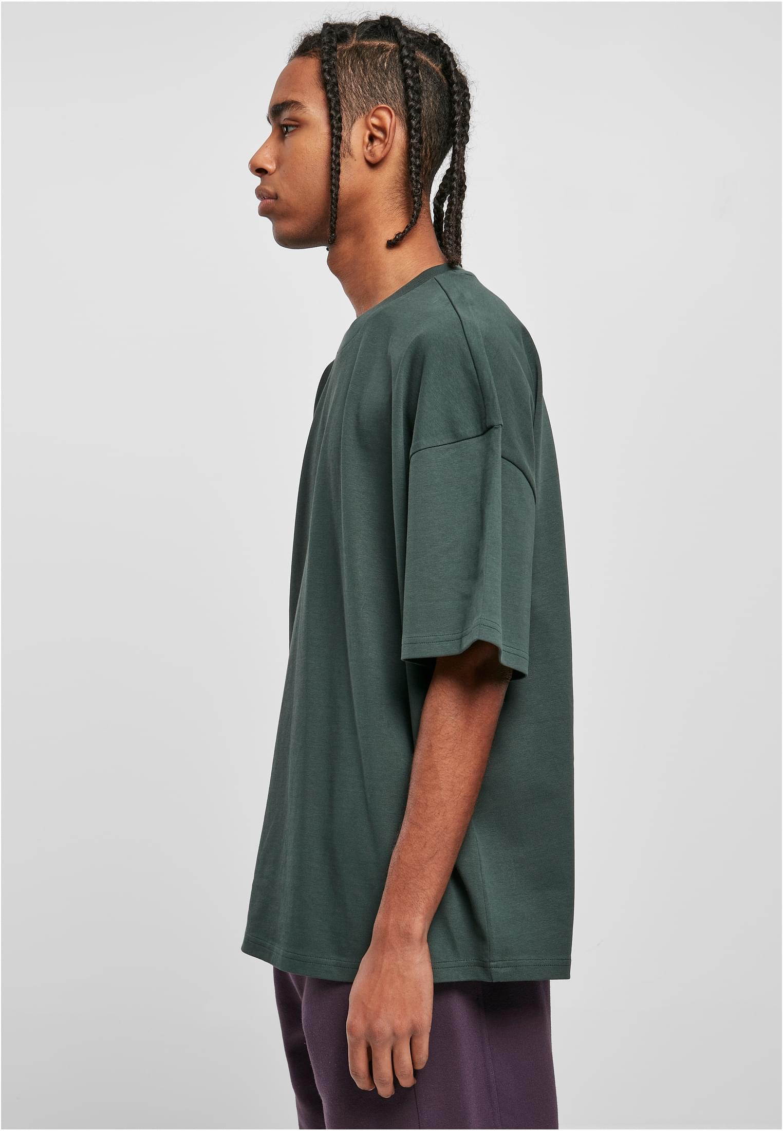Ανδρικό Oversized T-Shirt Tb4965-02245 Urban Classics Ultra Heavy Single Jersey 300 Gsm Bottlegreen ανδρικά Basic T-Shirts Simple Wear Μπλουζάκια 