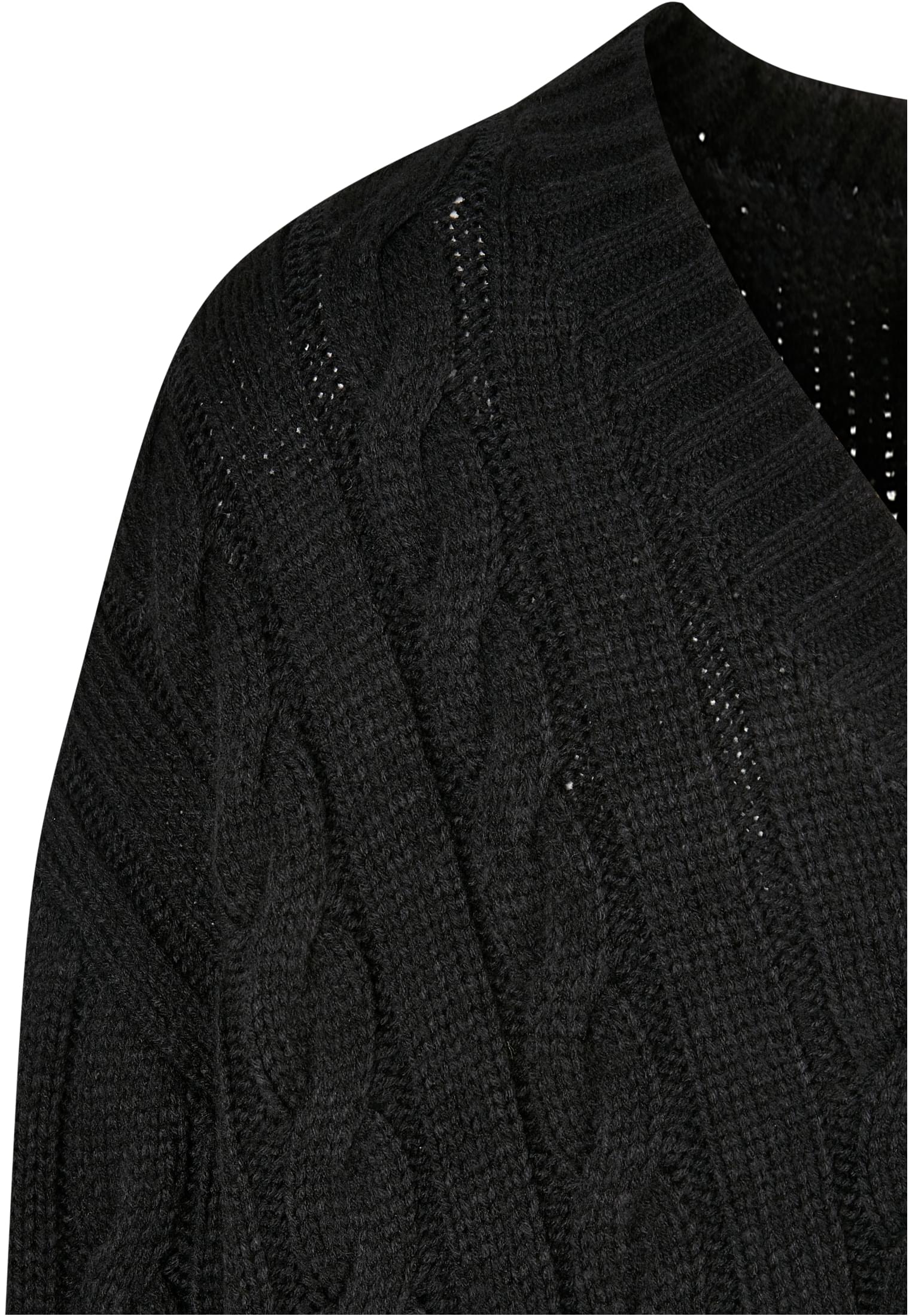 Πλεκτή Ζακέτα Boxy Uc Tb5511 Urban Classics Black ανδρικά Πουλόβερ Simple Wear