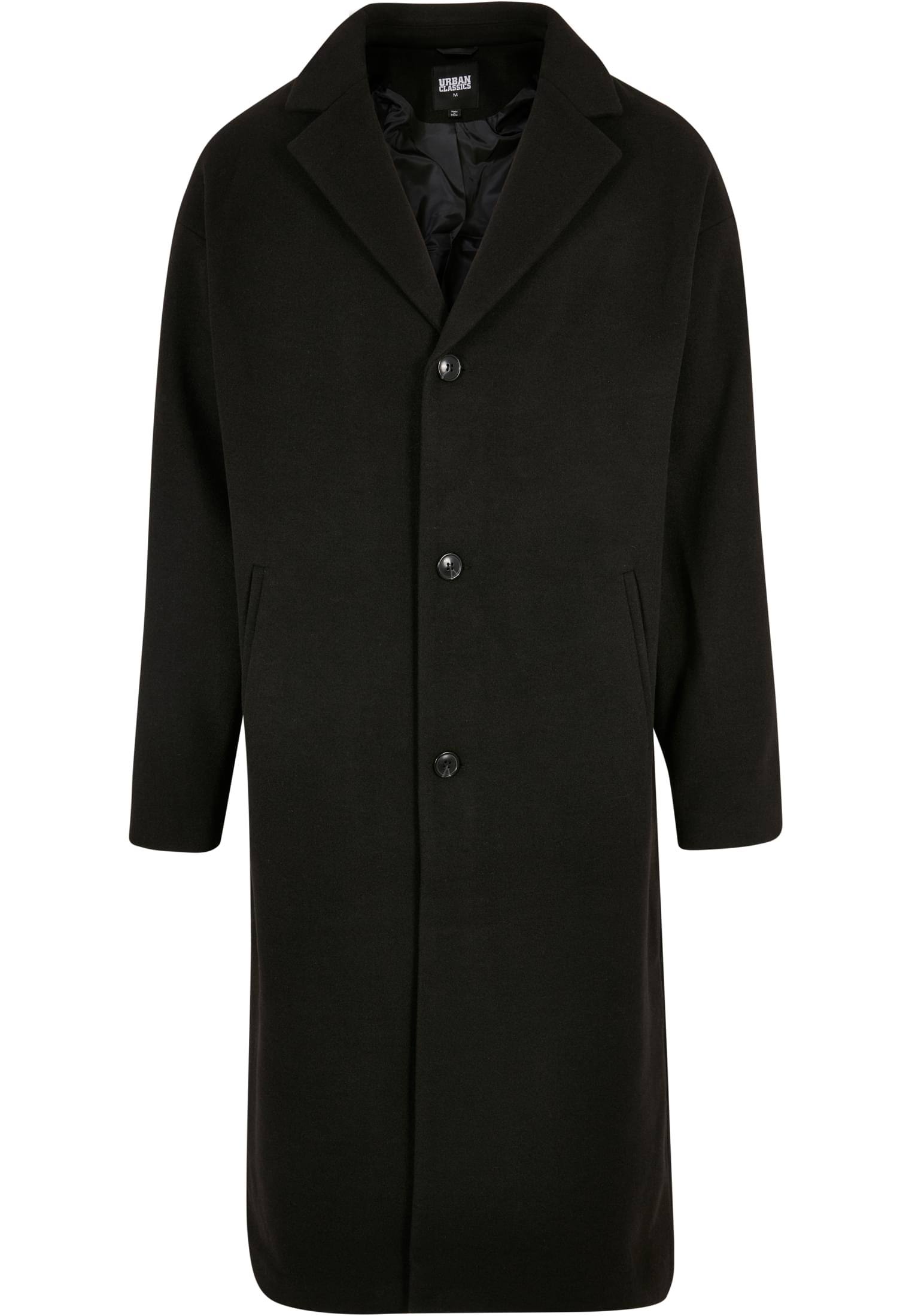 Ανδρικό Μακρύ Παλτό TB5541-00007 Urban Classics Black