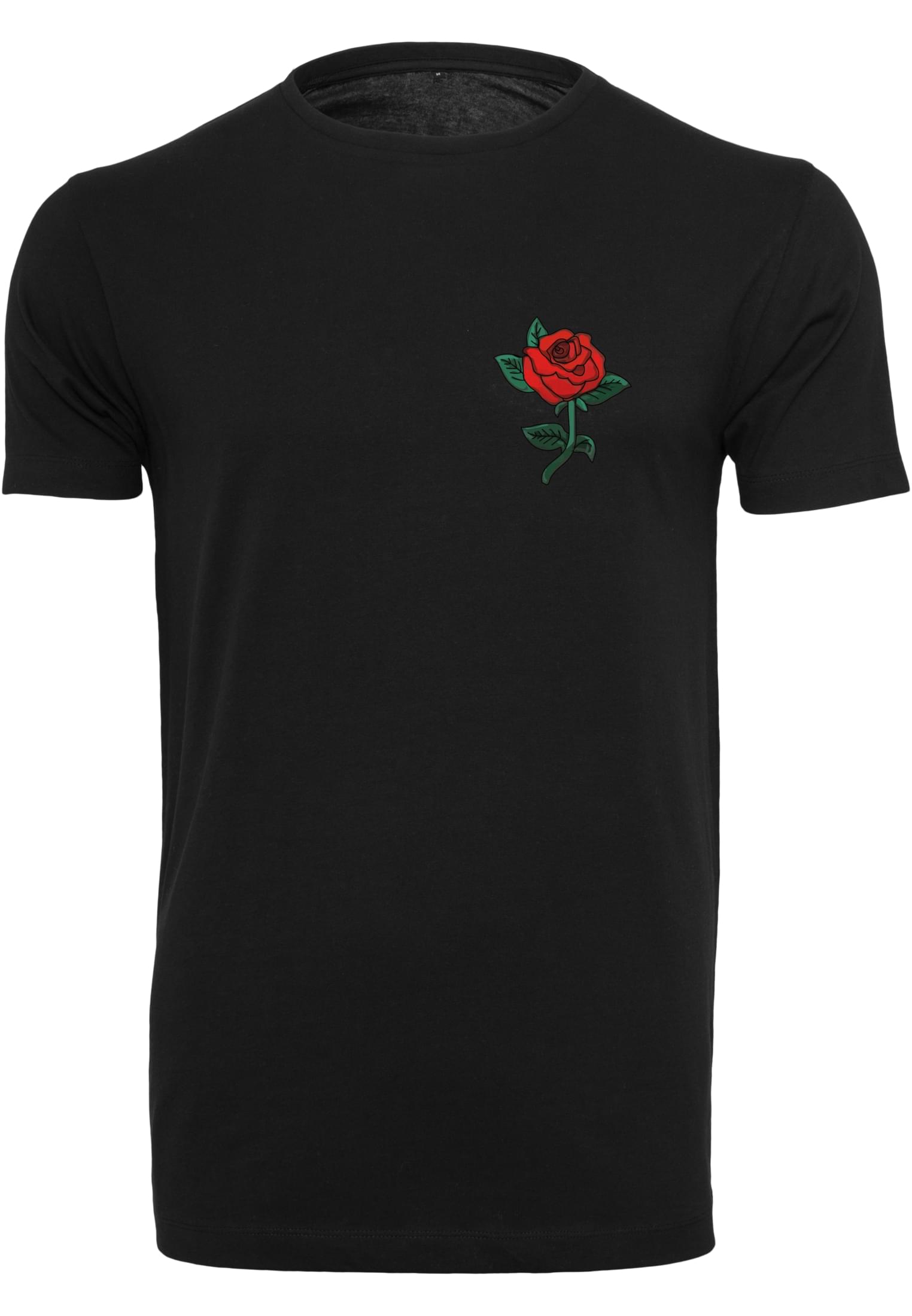 Rose Tee Mister Mt2508-00007 Black ανδρικά Basic T-Shirts Simple Wear Μπλουζάκια κοντομάνικα