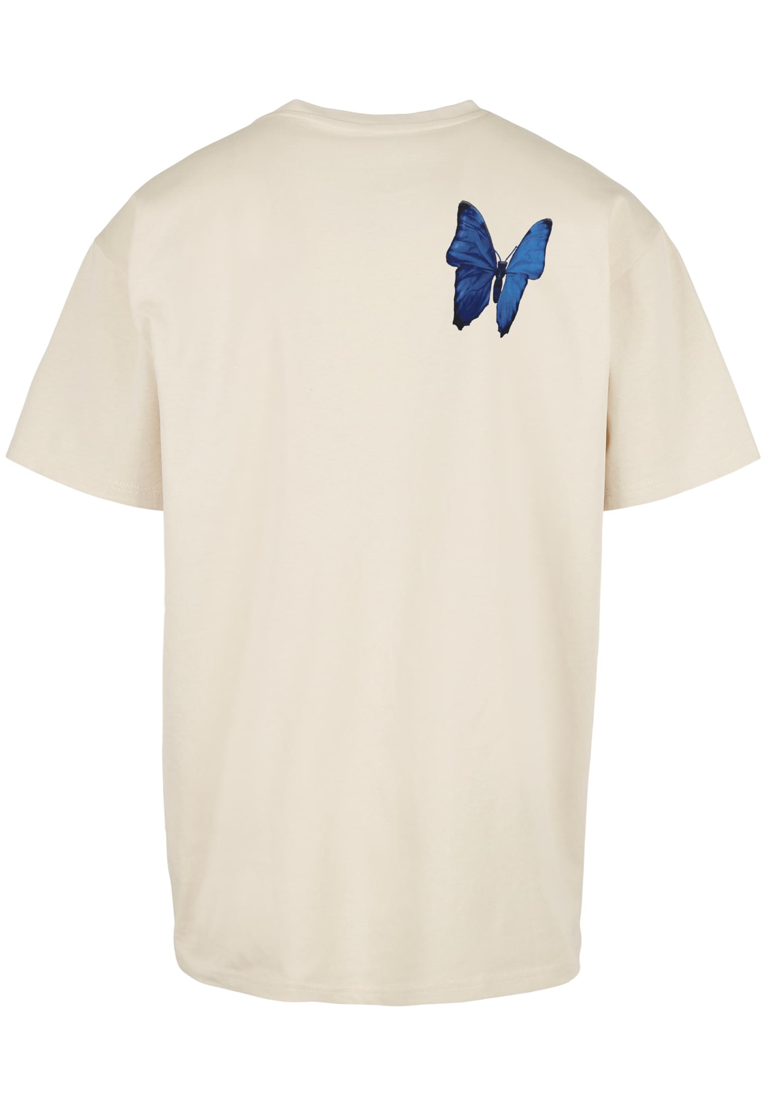 Le Papillon Oversize Tee Mister Mt1899-00208 Sand ανδρικά Basic T-Shirts Simple Wear Μπλουζάκια κοντομάνικα