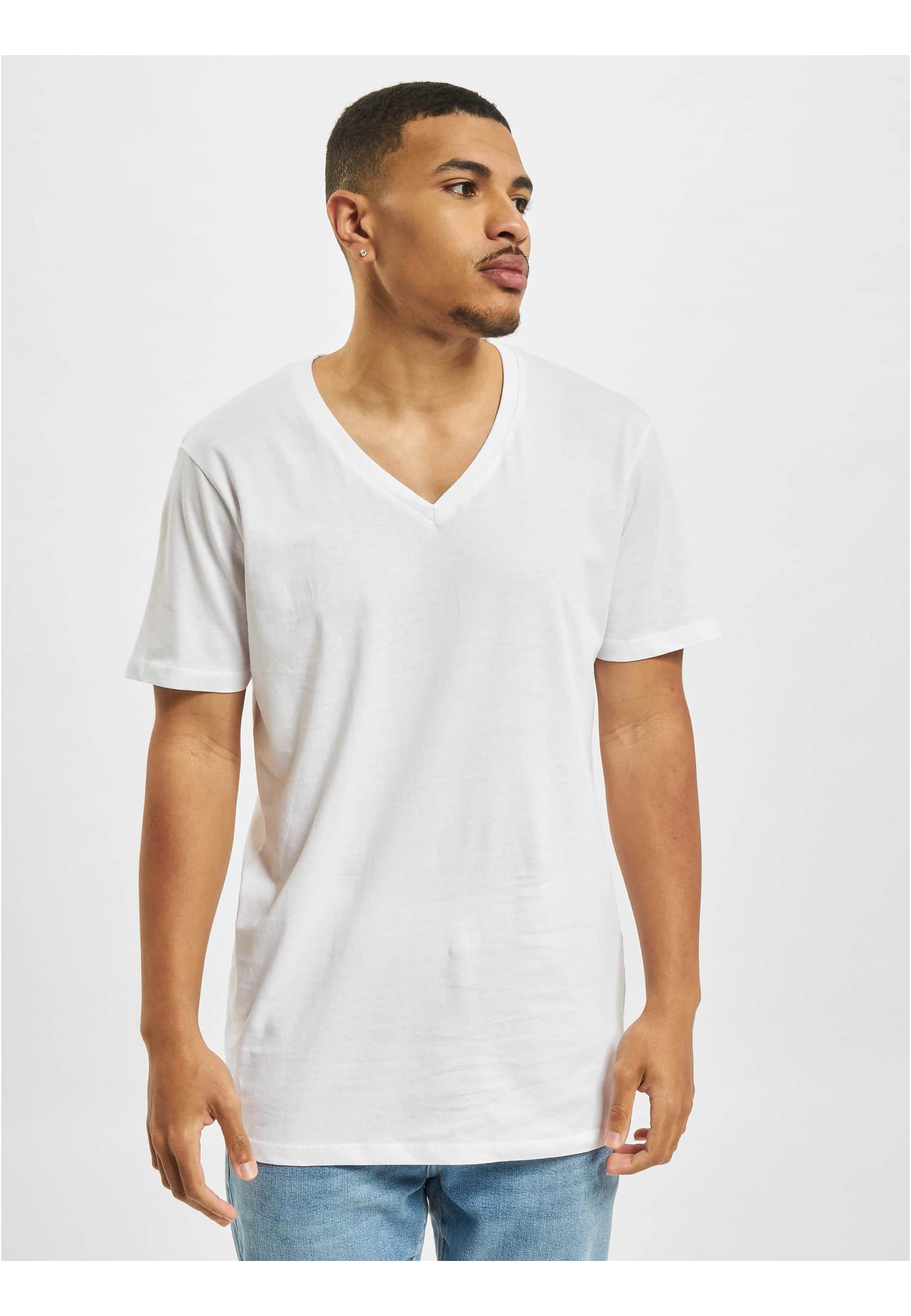 3 Pack T-Shirt Def Dfts035 Black White Grey Melange Outlet ανδρικά Simple Wear Μπλουζάκια κοντομάνικα