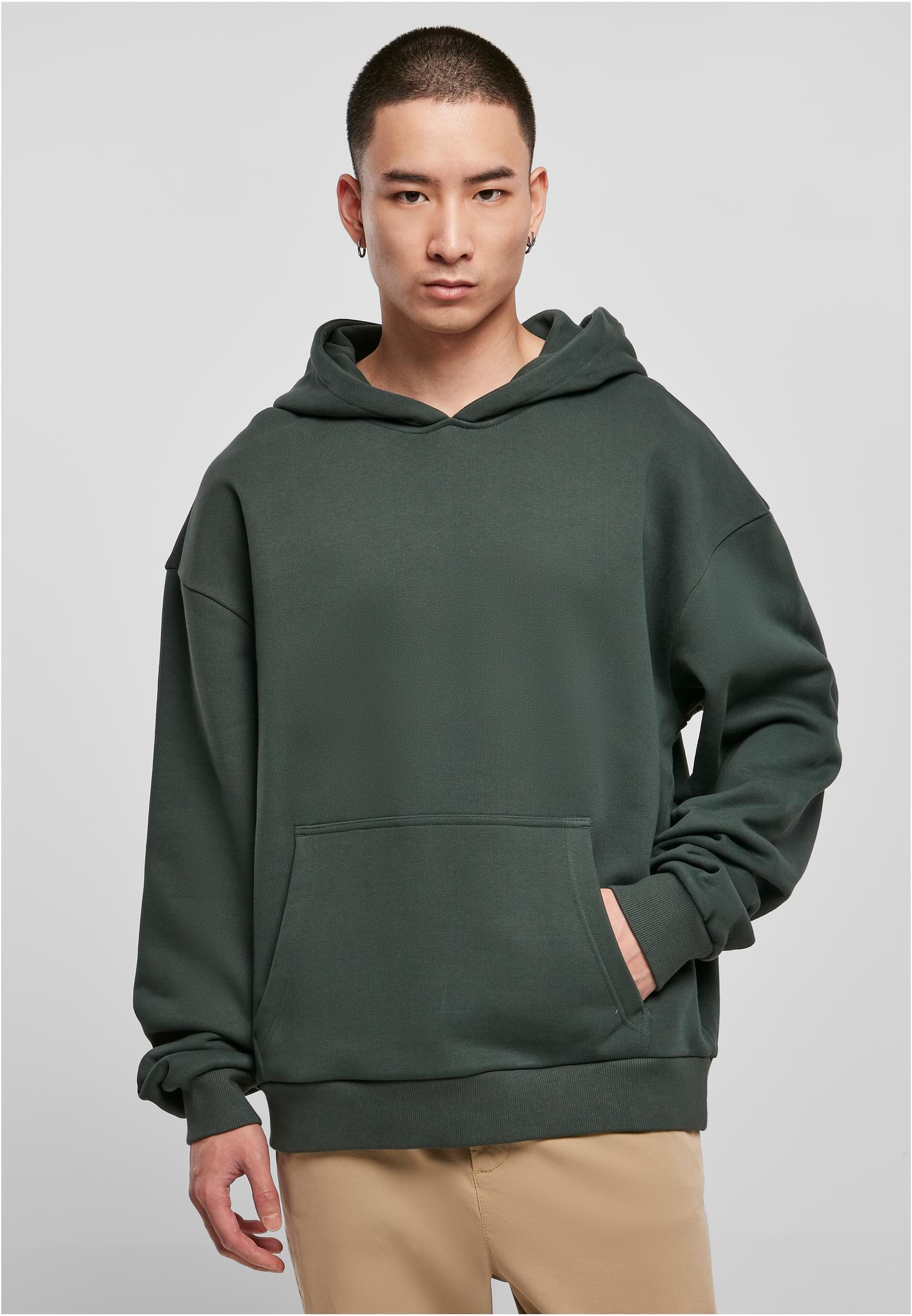 Φούτερ με Κουκούλα Ultra Heavy TB4925-02245 Urban Classics Bottlegreen