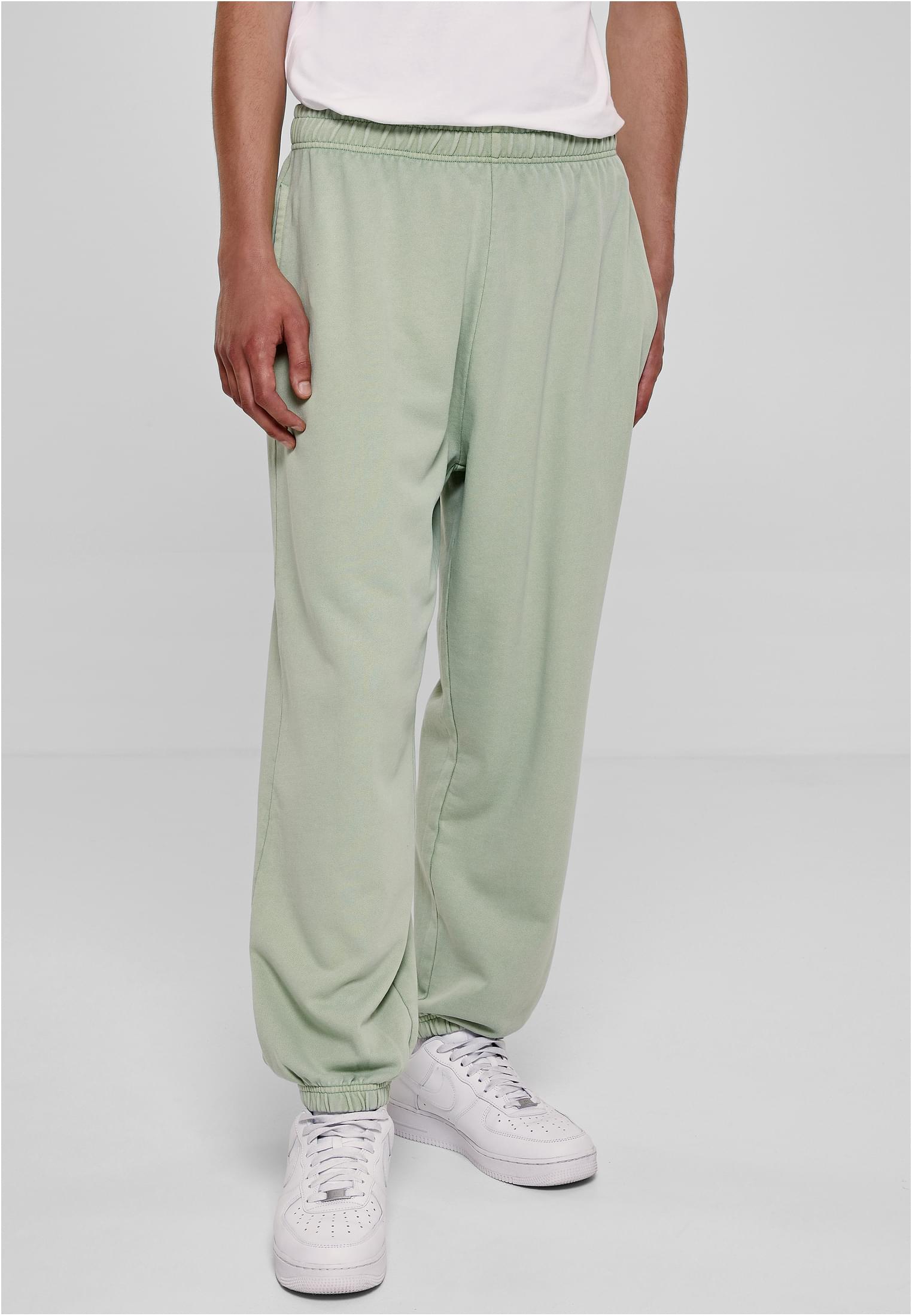 Παντελόνι Φόρμας TB6257 Urban Classics Acid Wash Vintagegreen