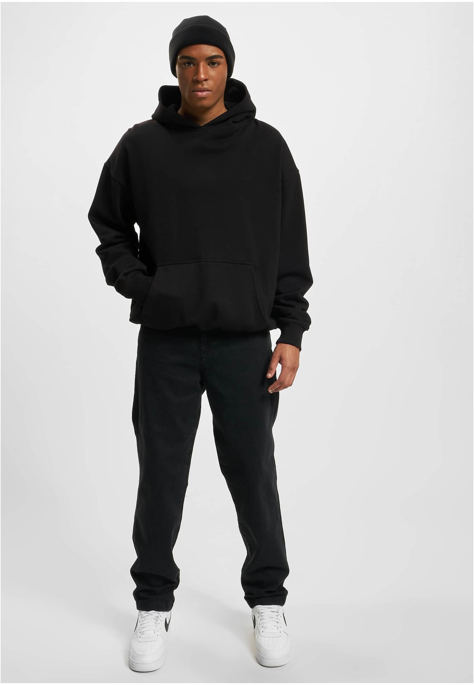 Tapered Loose Fit Denim Def Dfjs193-00709 Black Washed ανδρικά Παντελόνια Simple Wear