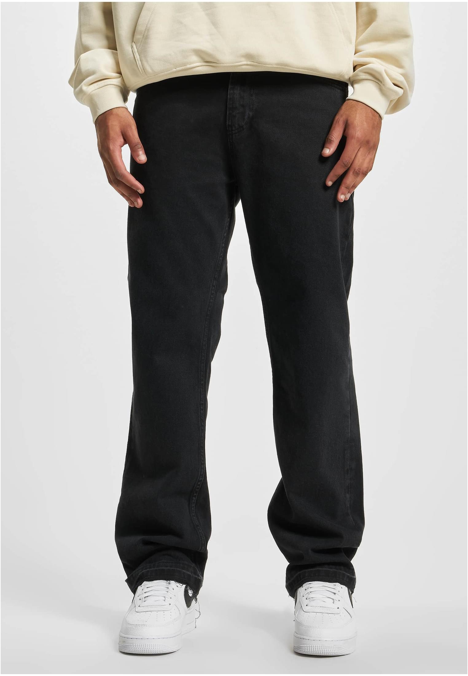 Παντελόνι Straight Loose Fit Denim DFJS194-00709 DEF black washed