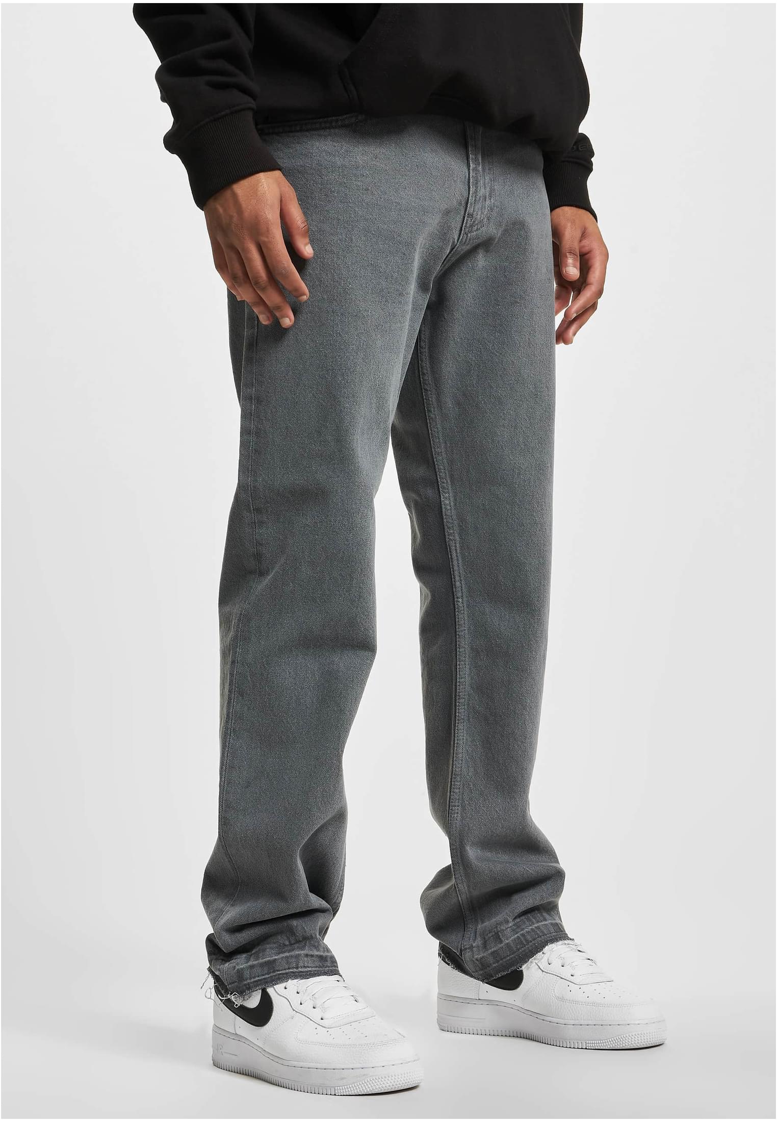 Παντελόνι Denim Straight Loose Fit DFJS194-04496 DEF Grey Washed