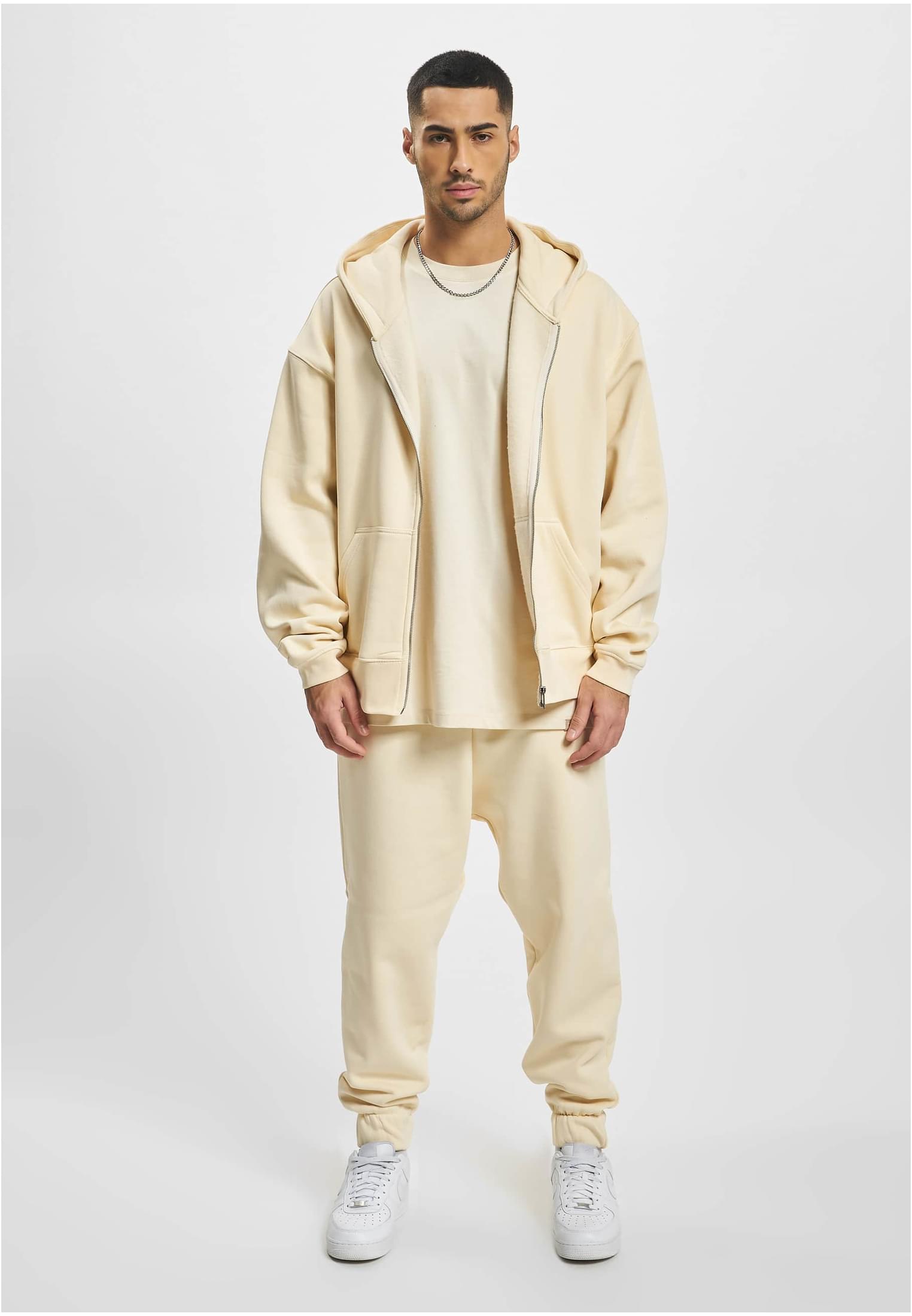 Zip Hoodie Def Dfzh042 Beige Outlet ανδρικά Simple Wear