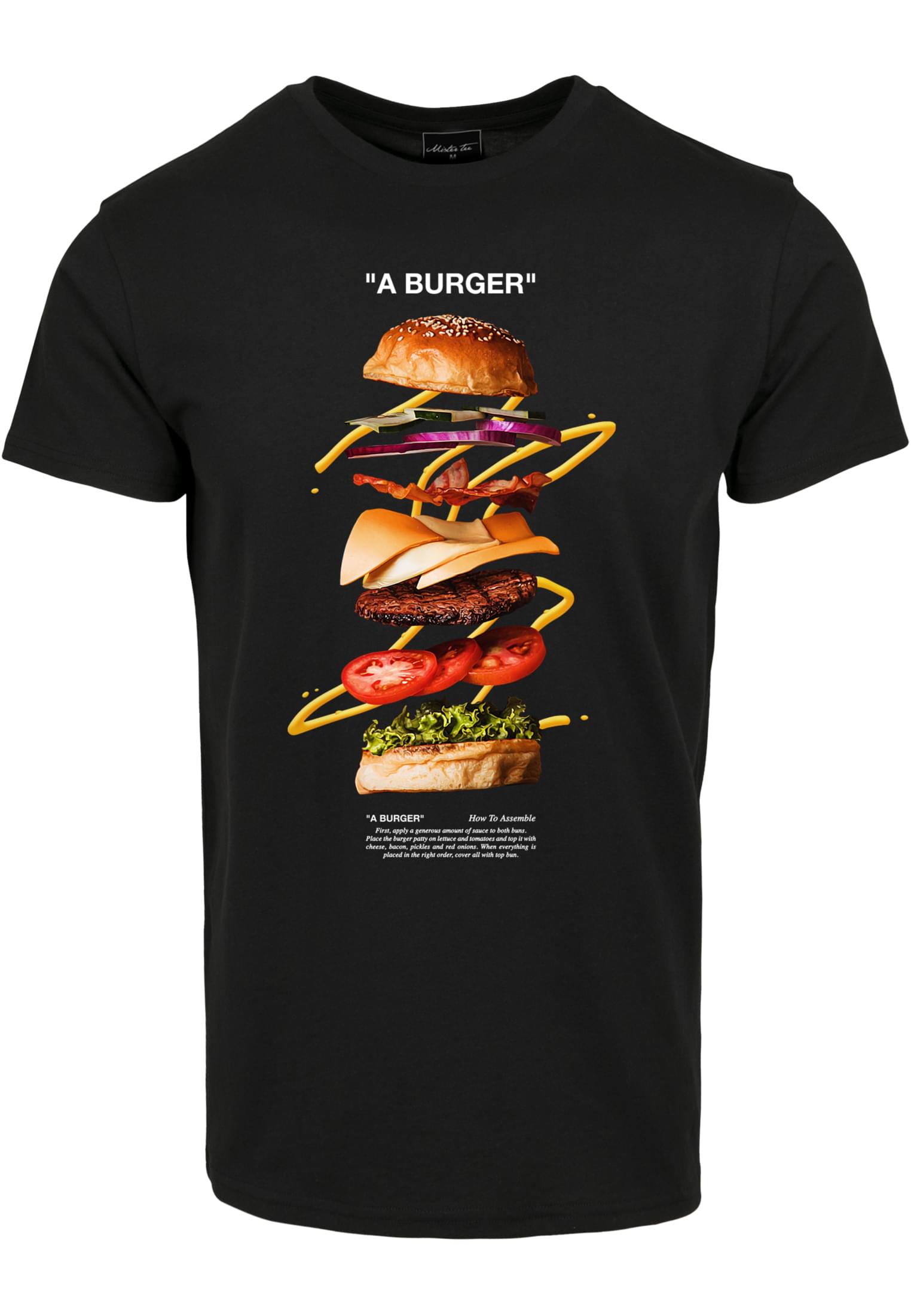 A Burger Tee MT Men MT2514-00007 black