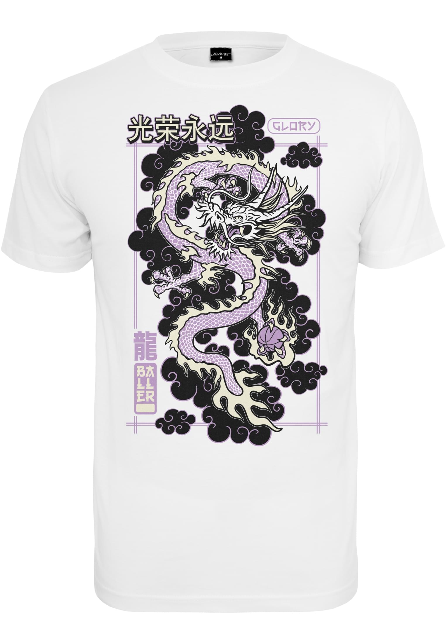 Glory Dragon Tee Mt Men Mt2687-00220 White ανδρικά Basic T-Shirts Simple Wear Μπλουζάκια κοντομάνικα