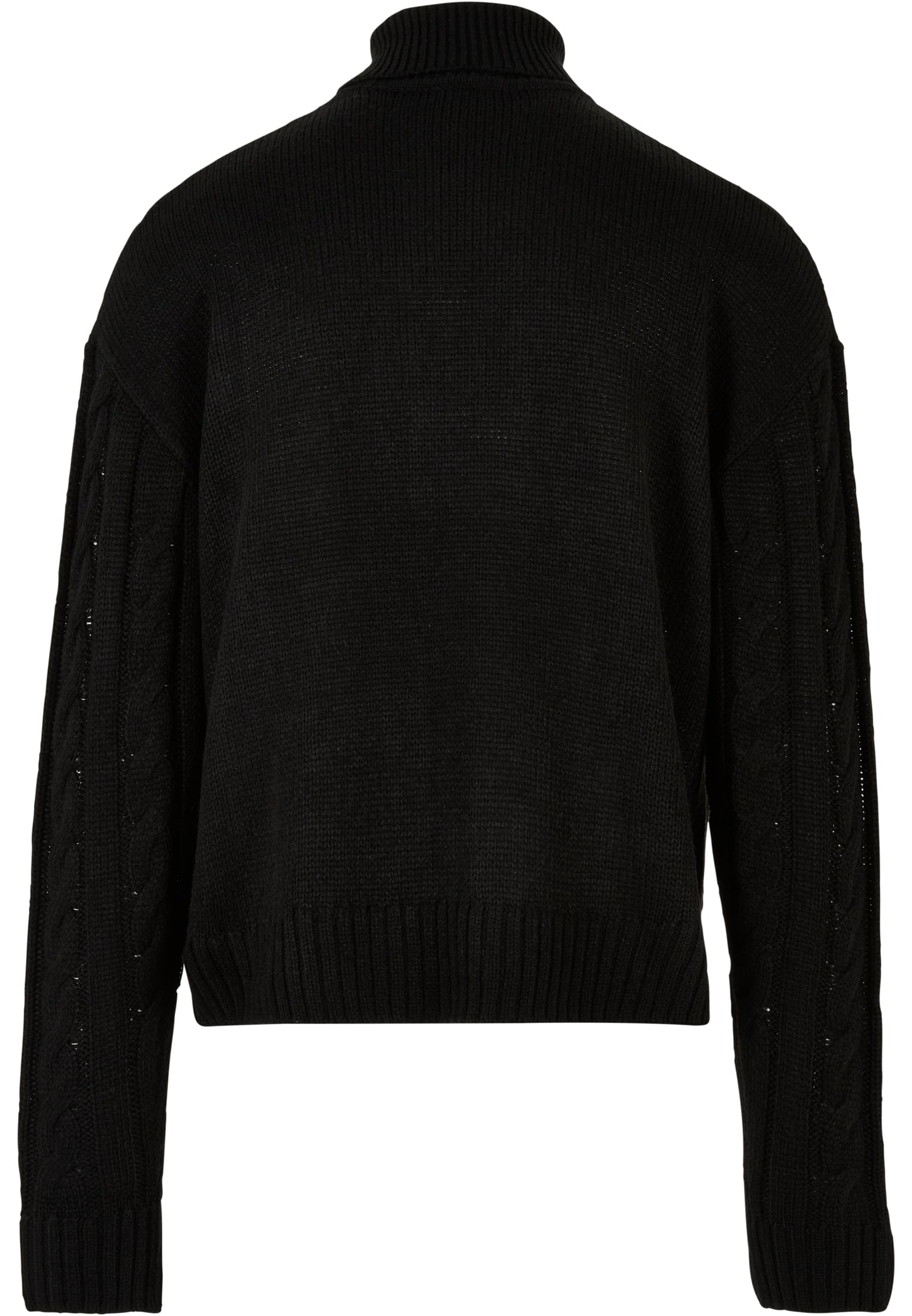 Boxy Roll Neck Πουλόβερ Urban Classics Tb6339-00007 Black Outlet ανδρικά Simple Wear
