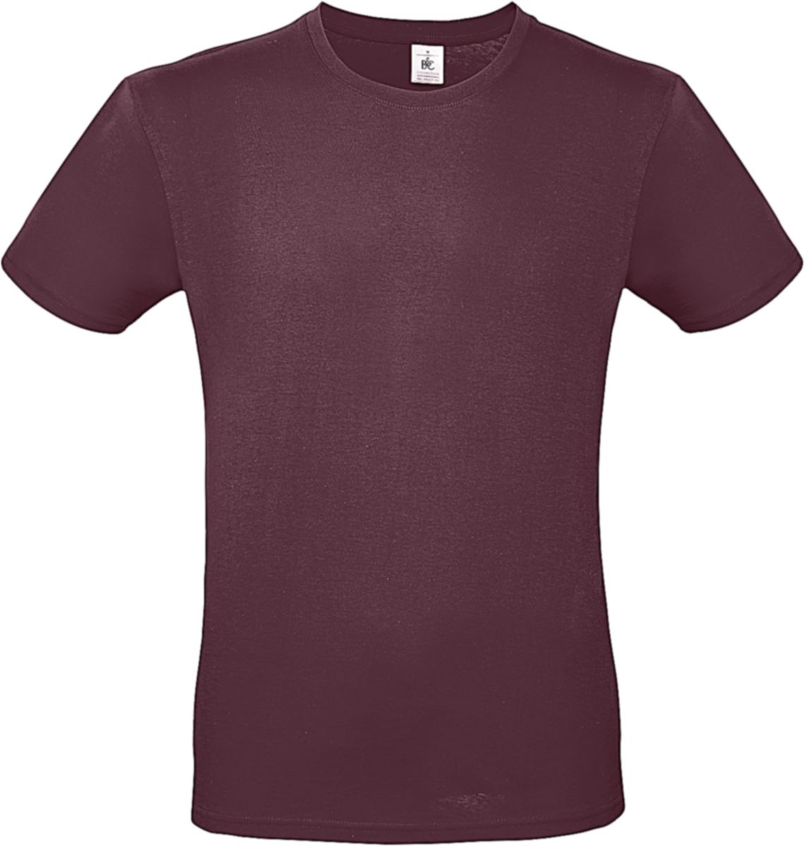 Ανδρικό T-Shirt TU01T B & C E150 Burgundy