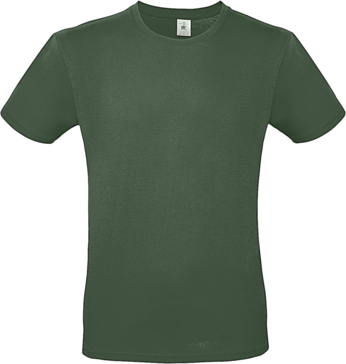 Ανδρικό T-Shirt TU01T B & C E150 Bottle Green