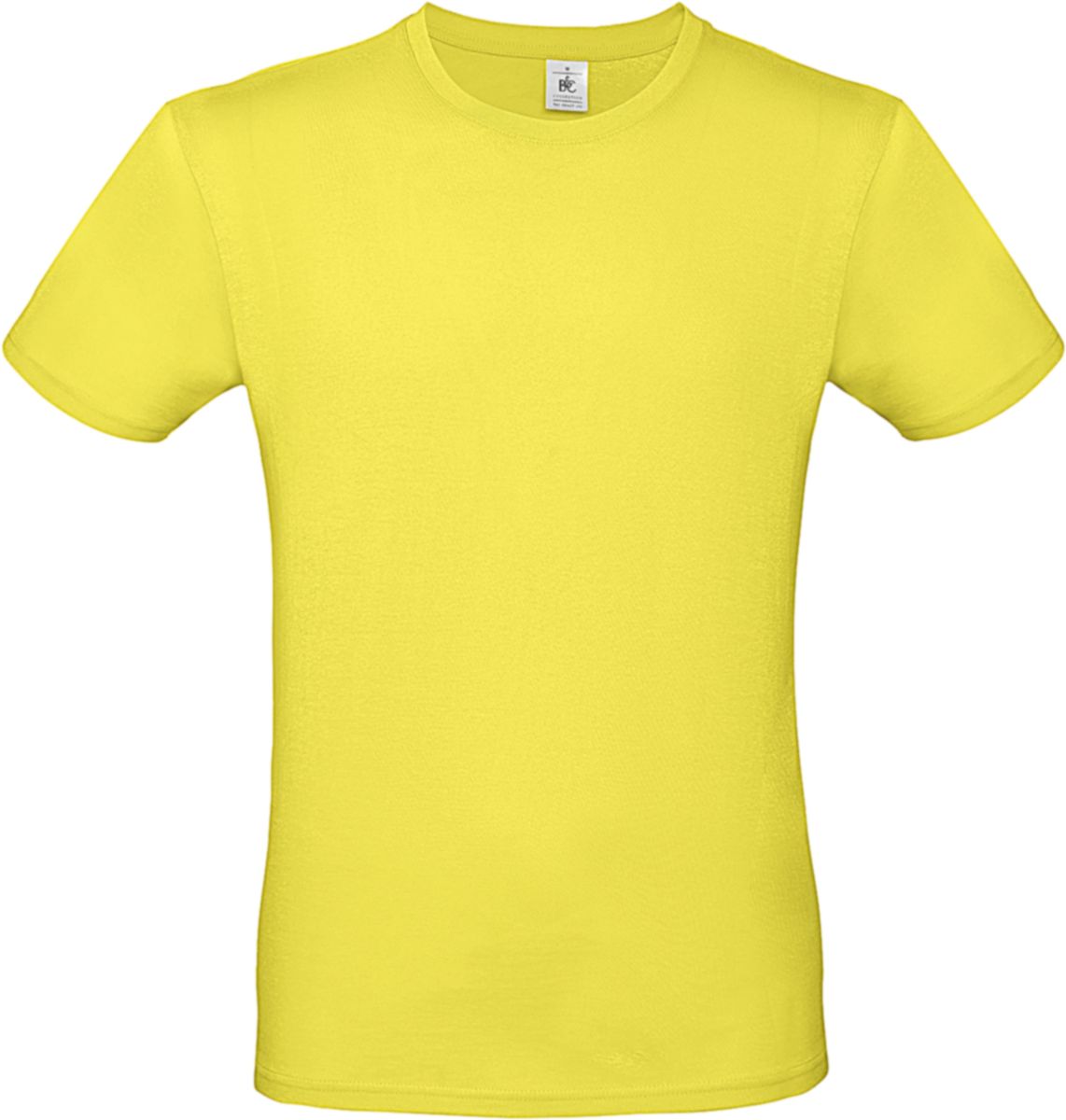 Ανδρικό T-Shirt TU01T B & C E150 Solar Yellow
