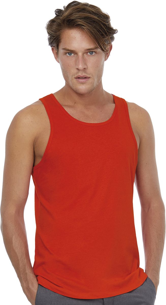 Αμάνικο T-Shirt Inspire TM072 B & C Organic 140g Fire Red