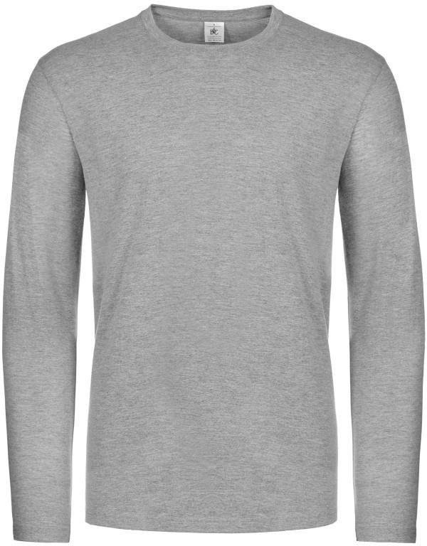 Μακρυμάνικο T-Shirt TU07T B & C E190 LSL Sport Grey