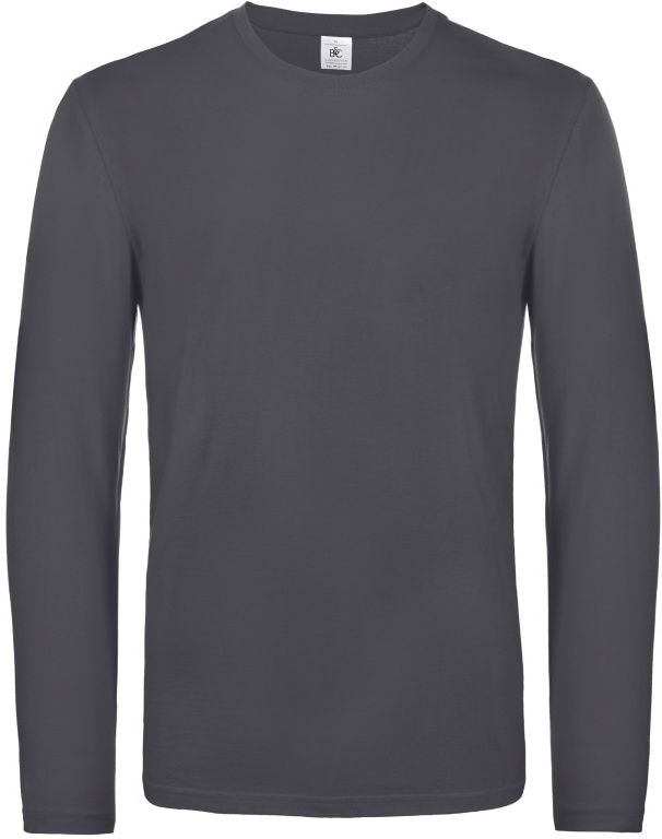 Μακρυμάνικο T-Shirt TU07T B & C E190 LSL Dark Grey