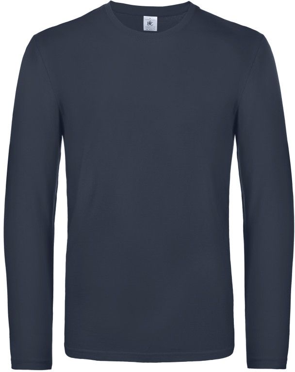 Μακρυμάνικο T-Shirt TU07T B & C E190 LSL Navy