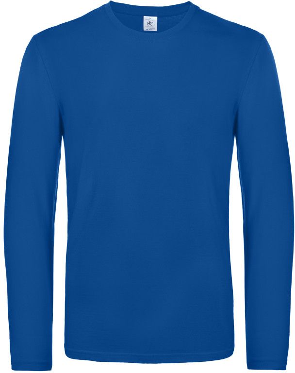 Μακρυμάνικο T-Shirt TU07T B & C E190 LSL Royal Blue